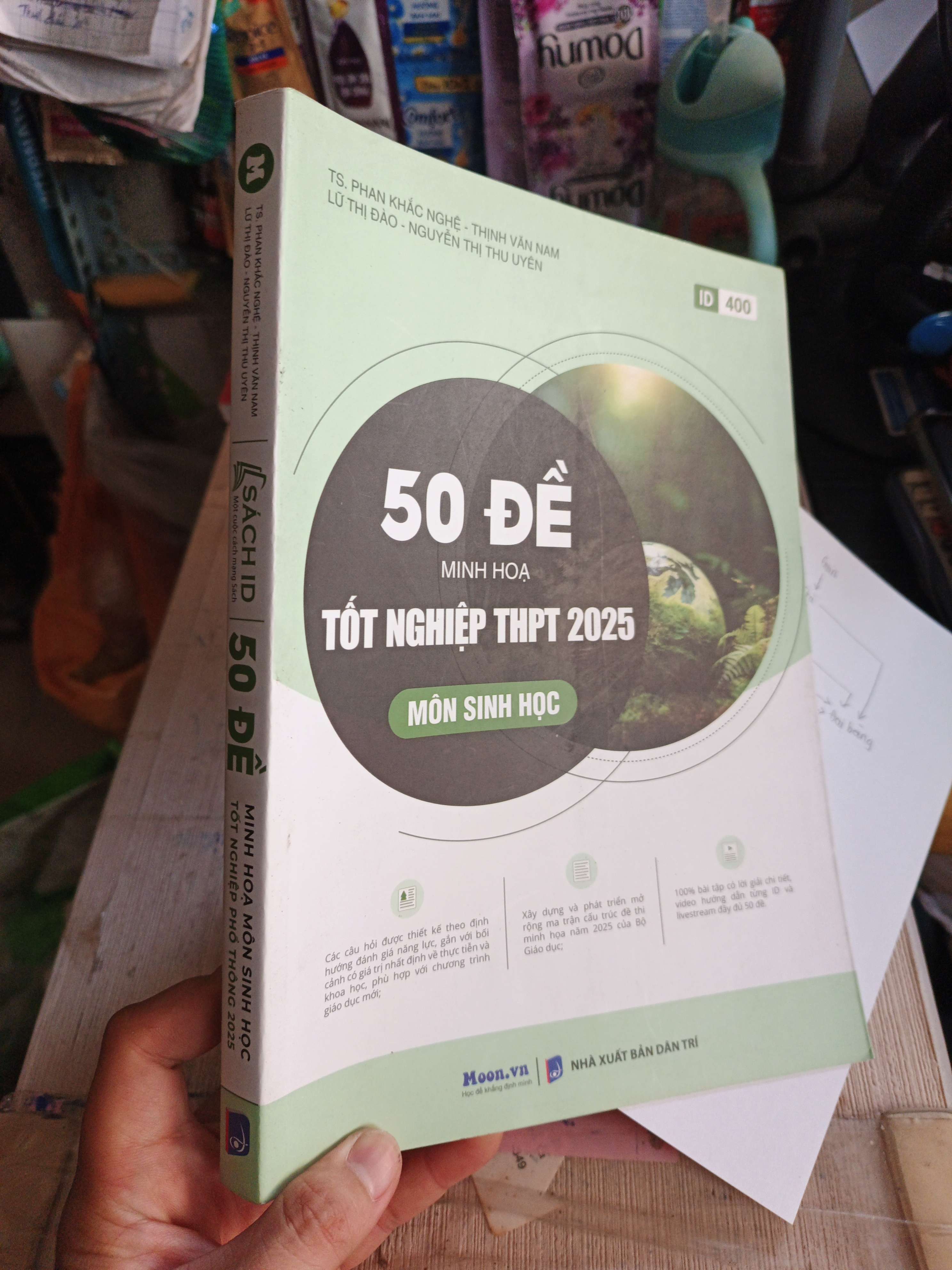 50 Đề Minh Họa Tốt Nghiệp THPT 2025 Môn Sinh Học - Phan Khắc Nghệ, Thịnh Văn Nam, Lũ Thị Đào, Nguyễn Thị Thu Uyên 2024 mới 90% (Tham khảo - luyện thi) HLSC