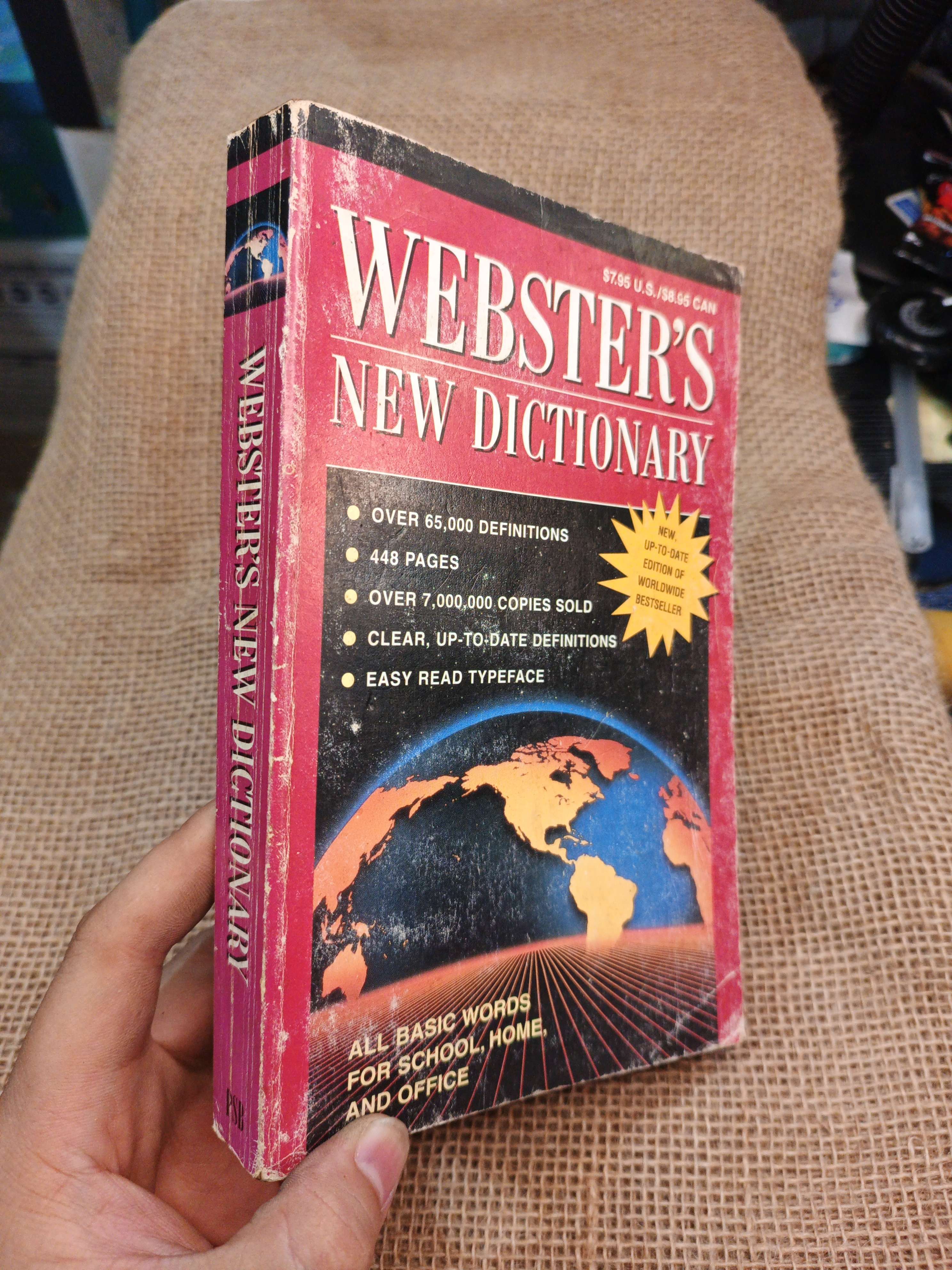 Webster's New Dictionary mới 80% ố (Sách tự học tiếng Anh) HLSC