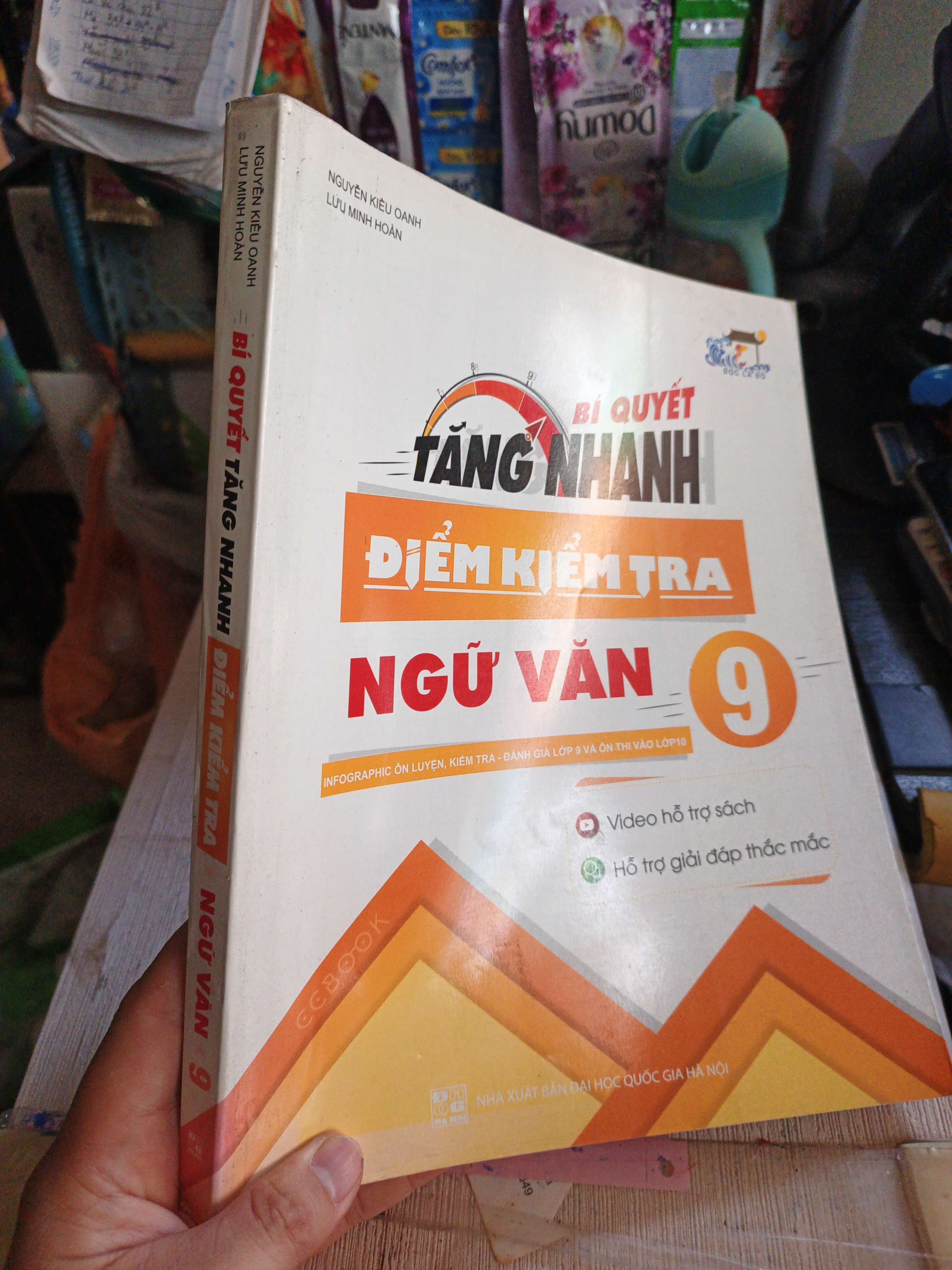 Bí Quyết Tăng Nhanh Điểm Kiểm Tra Ngữ Văn 9 - Nguyễn Kiều Oanh, Lưu Minh Hoàn 2019 mới 80% (Tham khảo - luyện thi) HLSC