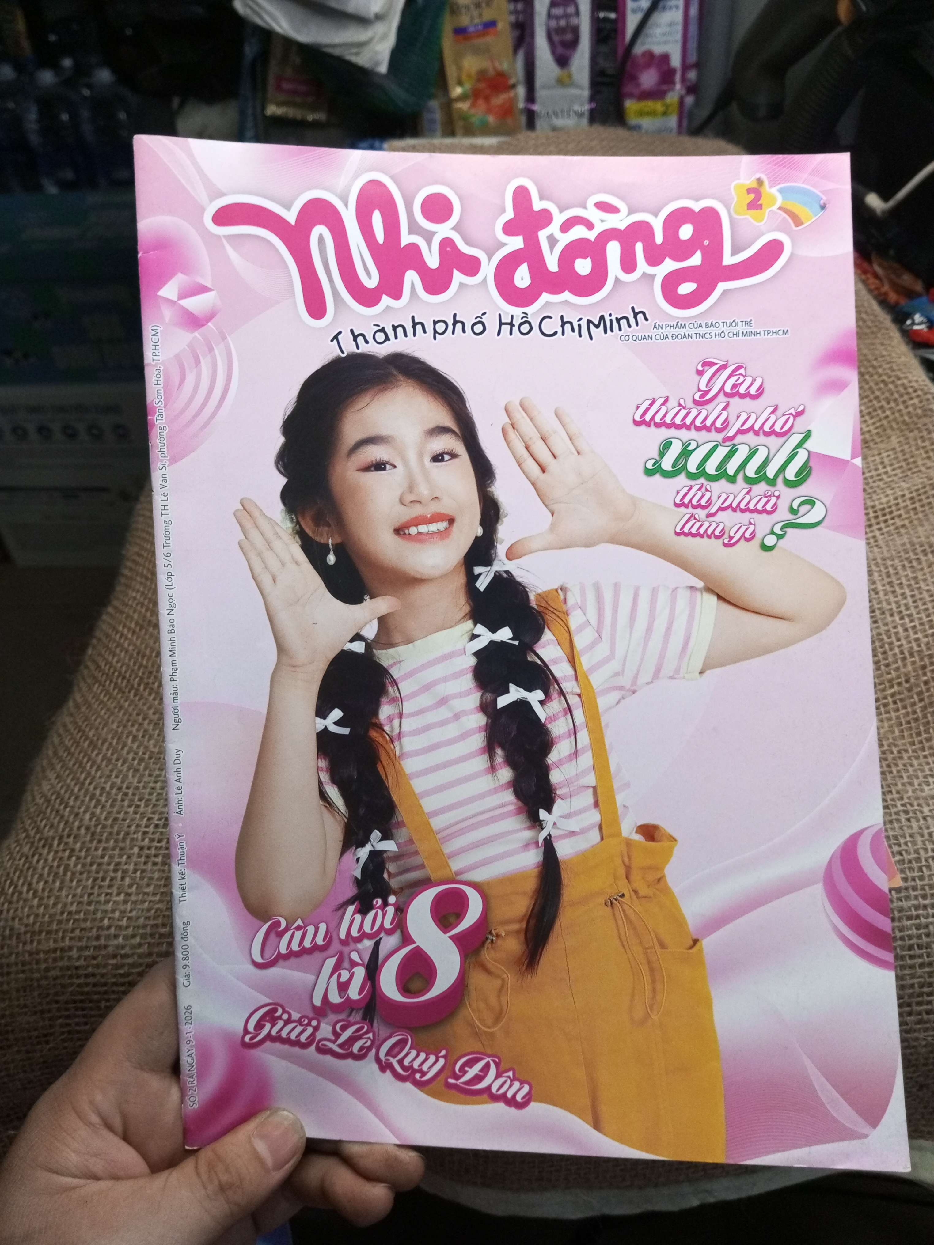 Nhi Đồng Thành Phố Hồ Chí Minh Số 2 - Yêu Thành Phố Xanh Thì Phải Làm Gì? (Tạp chí) HLSC