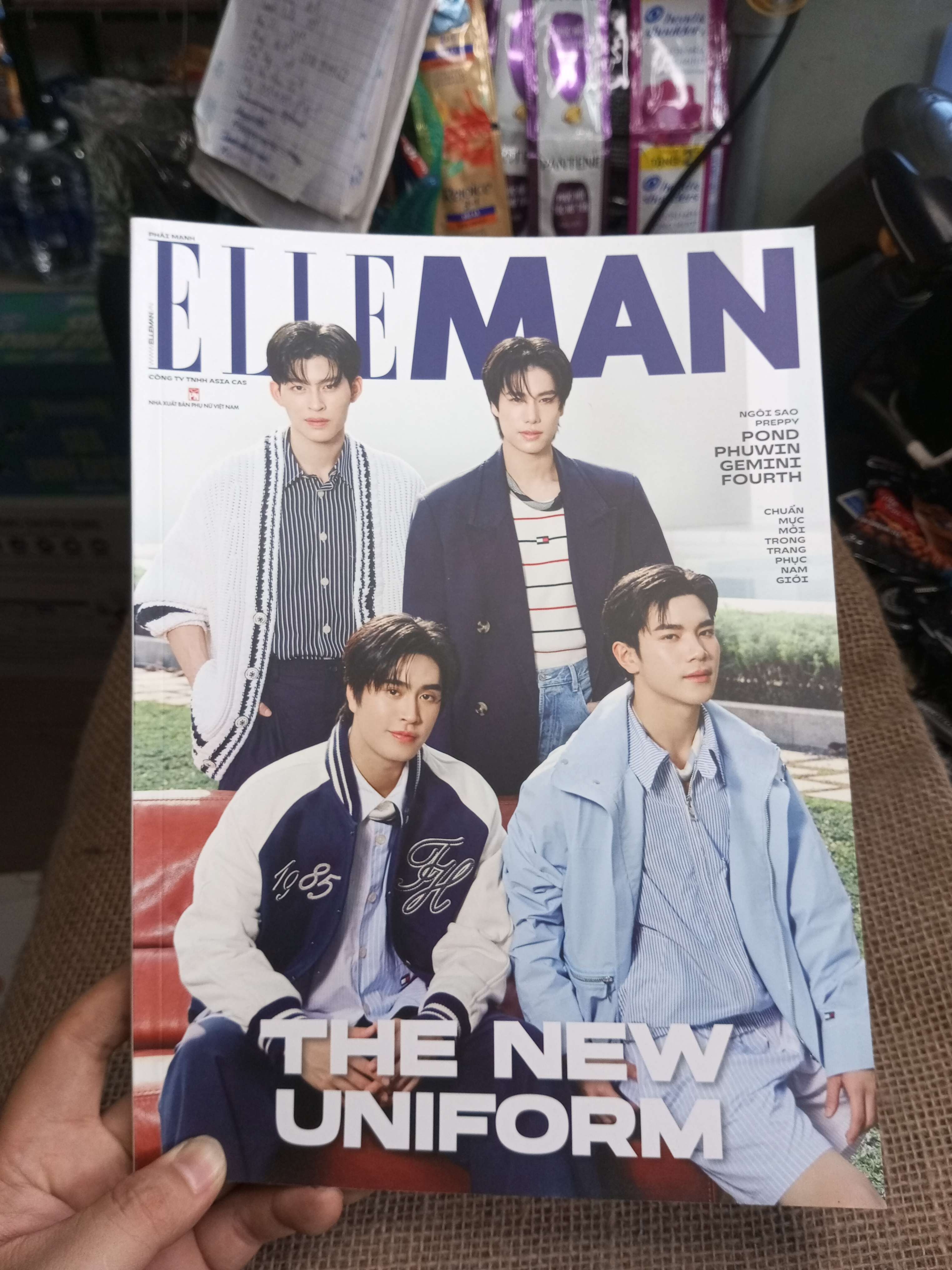 Phái Mạnh Elle Man - Pond Phuwin Gemini Fourth - The New Uniform (Tạp chí) HMT