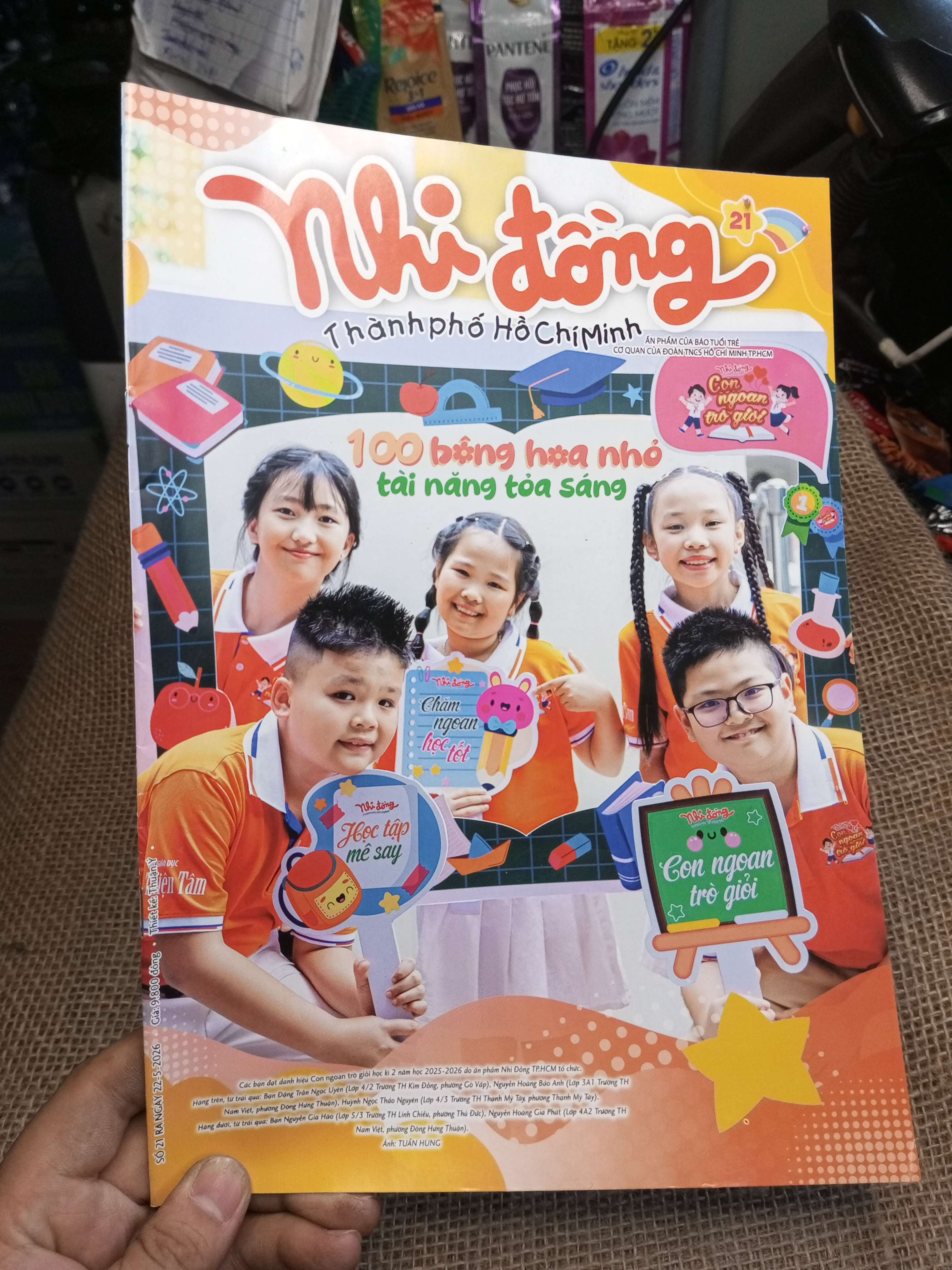Nhi Đồng Thành Phố Hồ Chí Minh Số 21 - 100 Bông Hoa Nhỏ Tài Năng Tỏa Sáng (Tạp chí) HLSC
