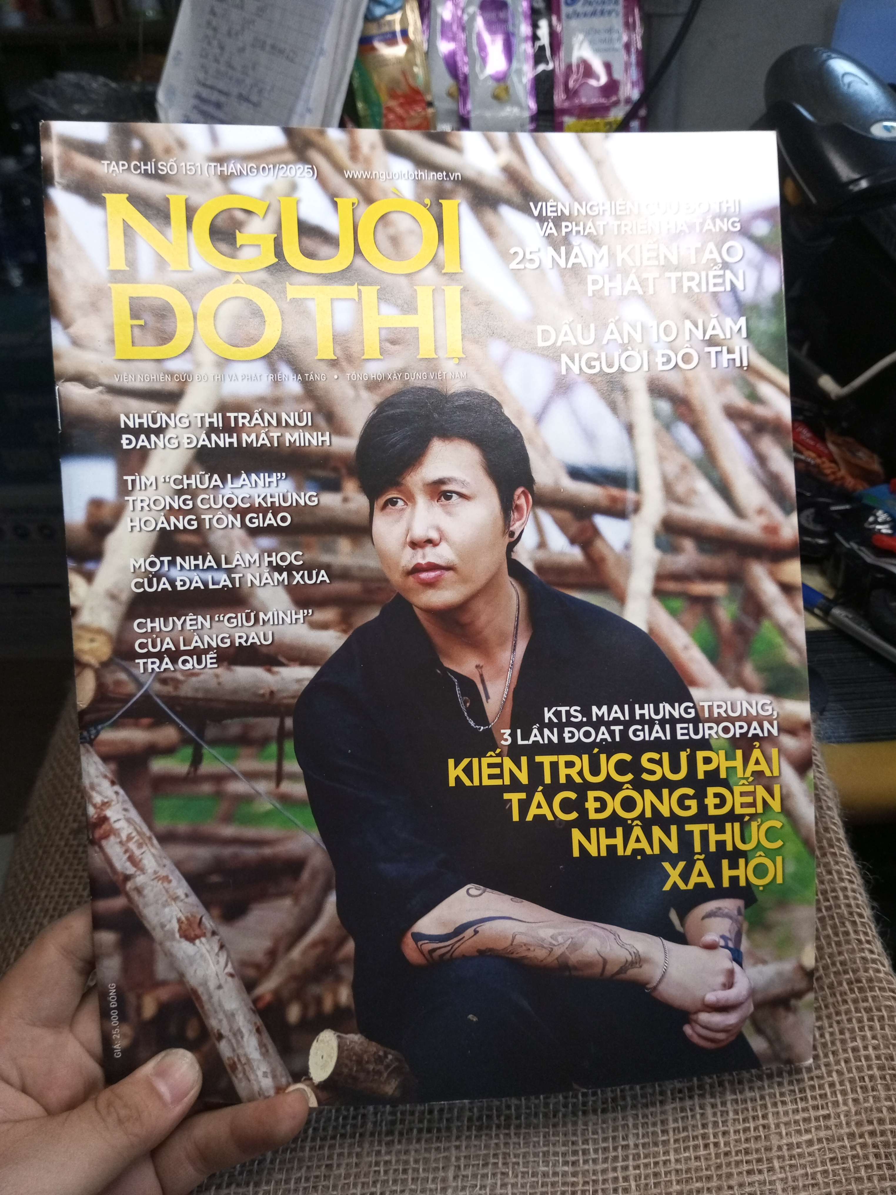 Người Đô Thị Số 151 (Tháng 01/2025) - Kts. Mai Hưng Trung Kiến Trúc Sư Phải Tác Động Đến Nhận Thức Xã Hội (Tạp chí) HMT