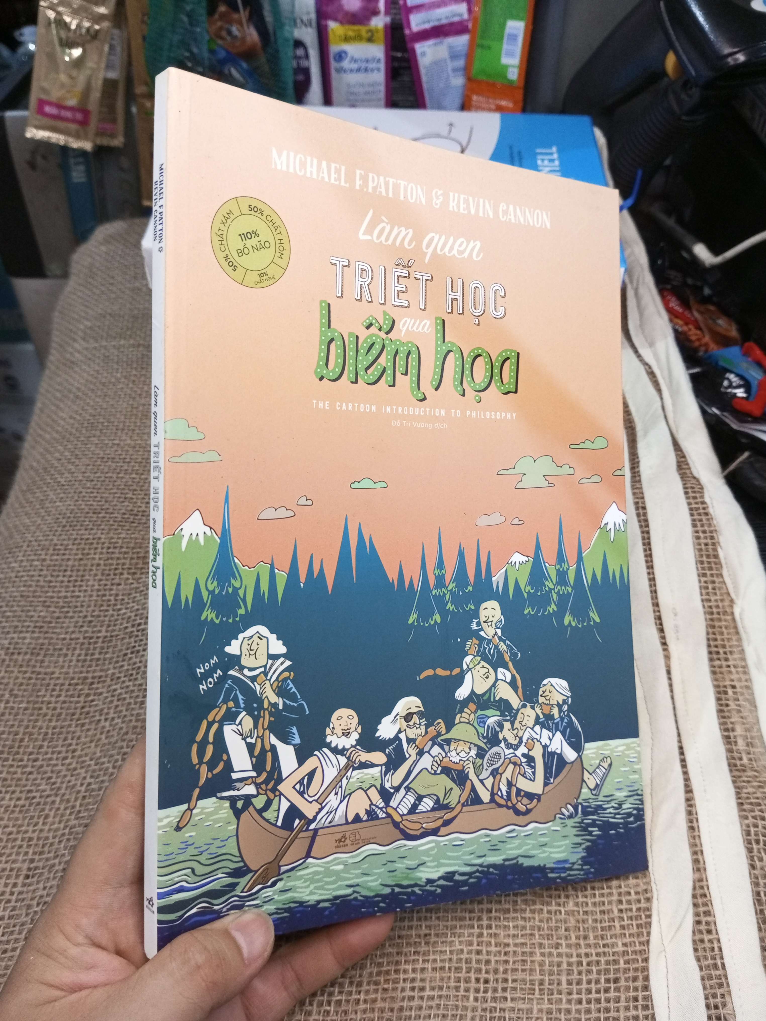Làm Quen Với Triết Học Qua Biếm Họa The Cartoon Introduction To Philosophy - Michael F. Patton, Kevin Cannon 2019 mới 90% (Sách lịch sử - triết học) HMT