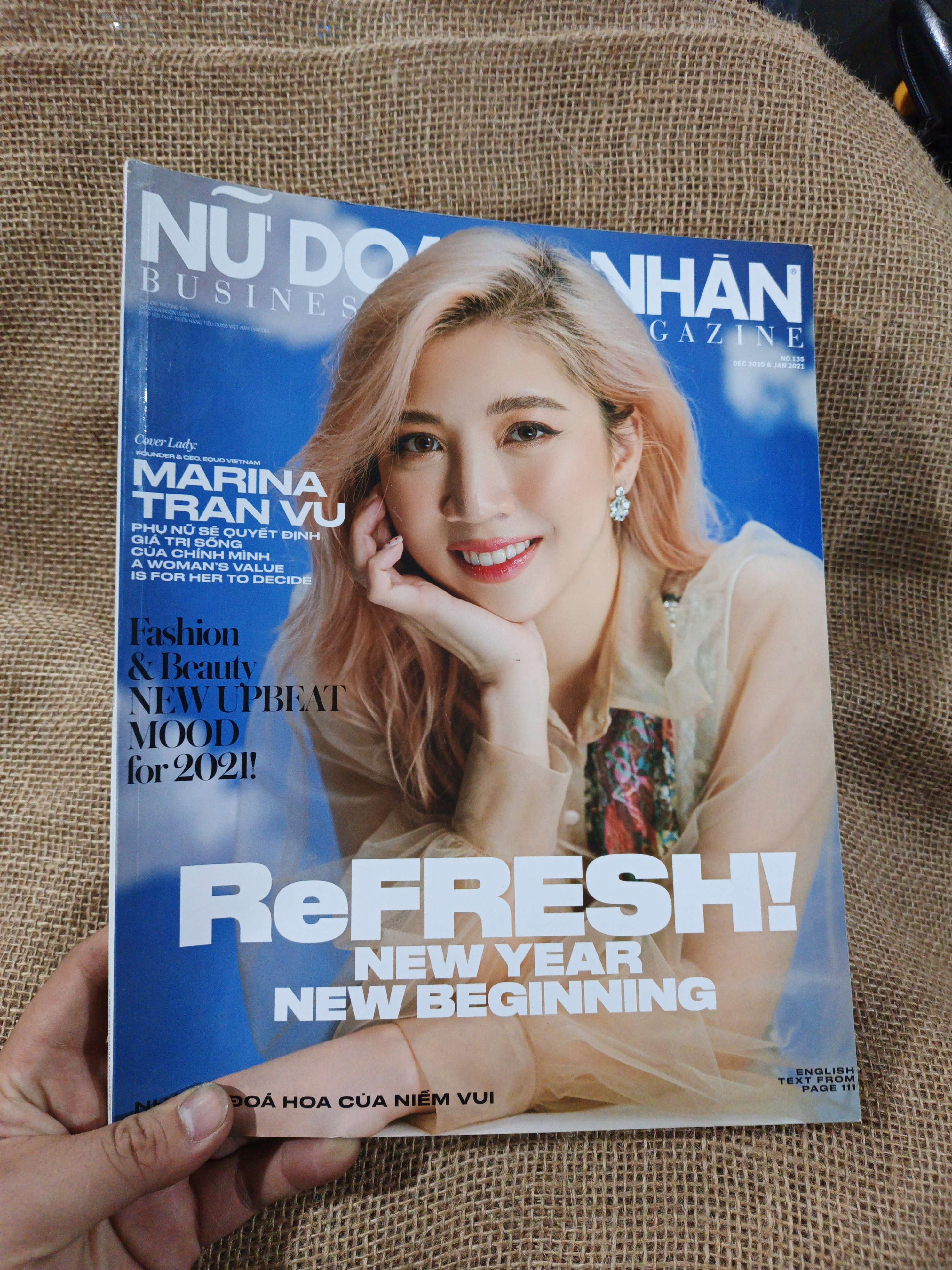 Nữ Doanh Nhân Business Woman Magazine - Refresh New Year New Beginning mới 90% (Tạp chí) HMT
