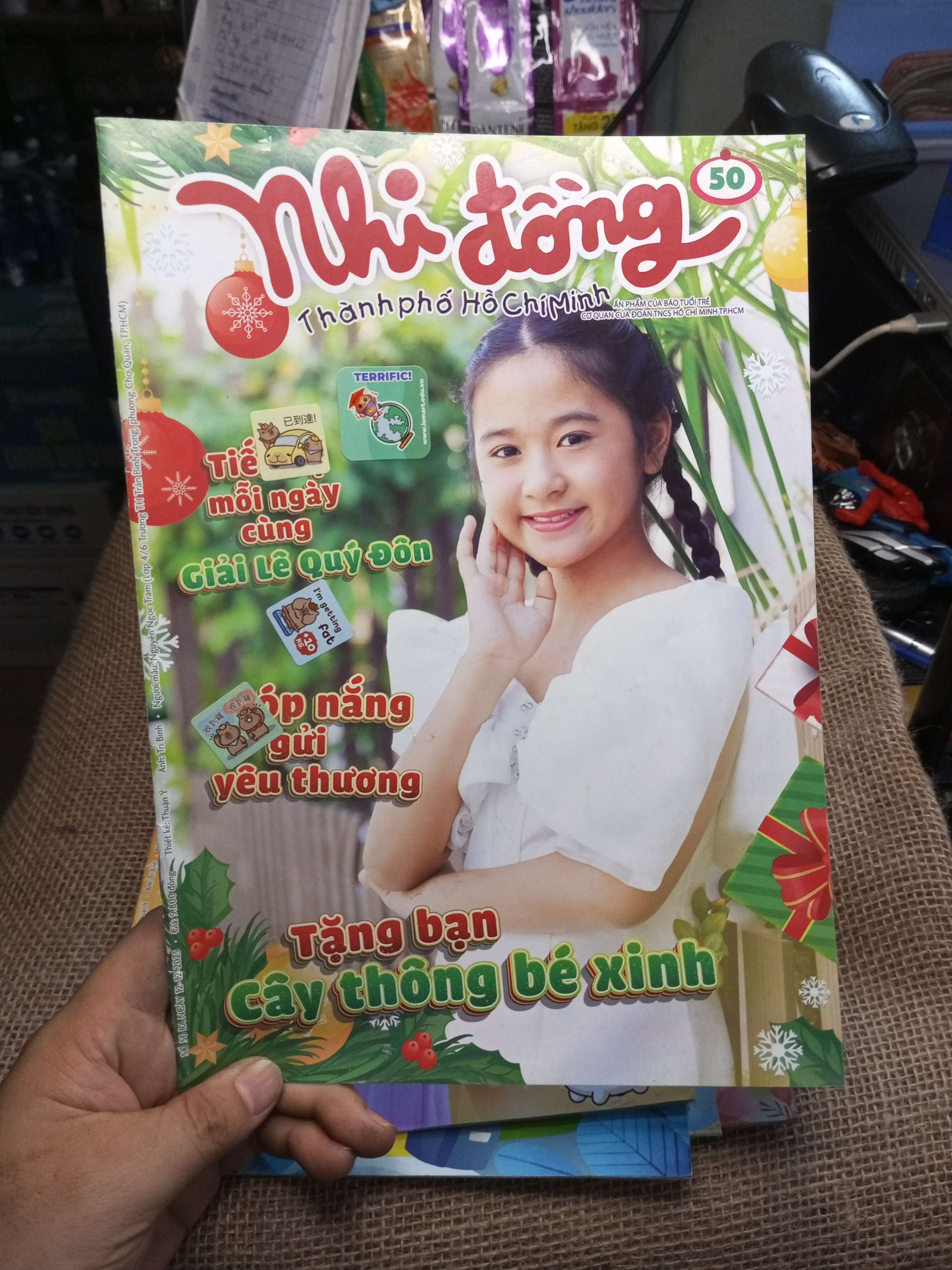 Nhi Đồng Thành Phố Hồ Chí Minh Số 50 - Tiếp Mỗi Ngày Cùng Giải Lê Quý Đôn (Tạp chí) HLSC