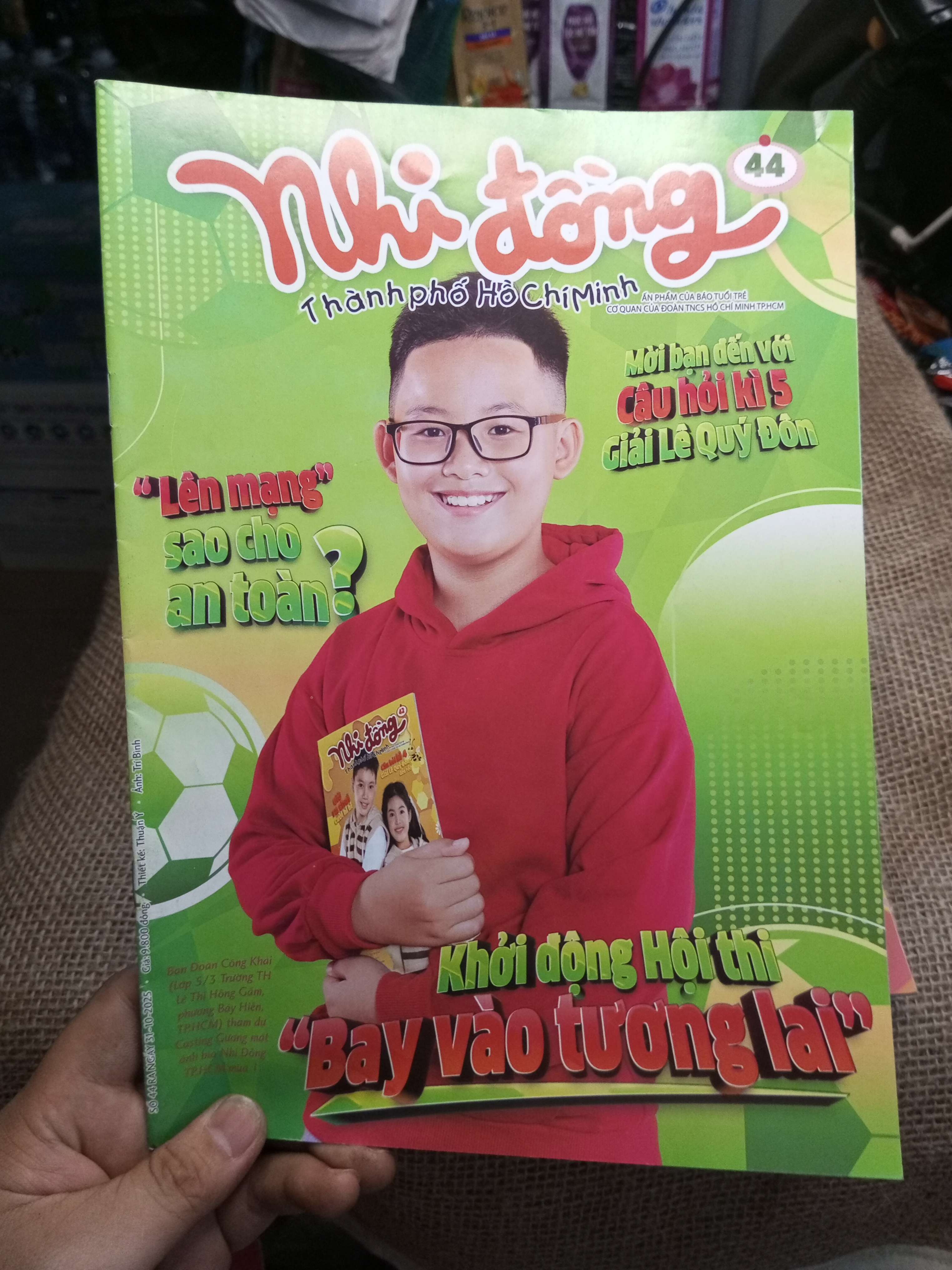Nhi Đồng Thành Phố Hồ Chí Minh Số 44 - Khởi Động Hội Thi Bay Vào Tương Lai (Tạp chí) HLSC