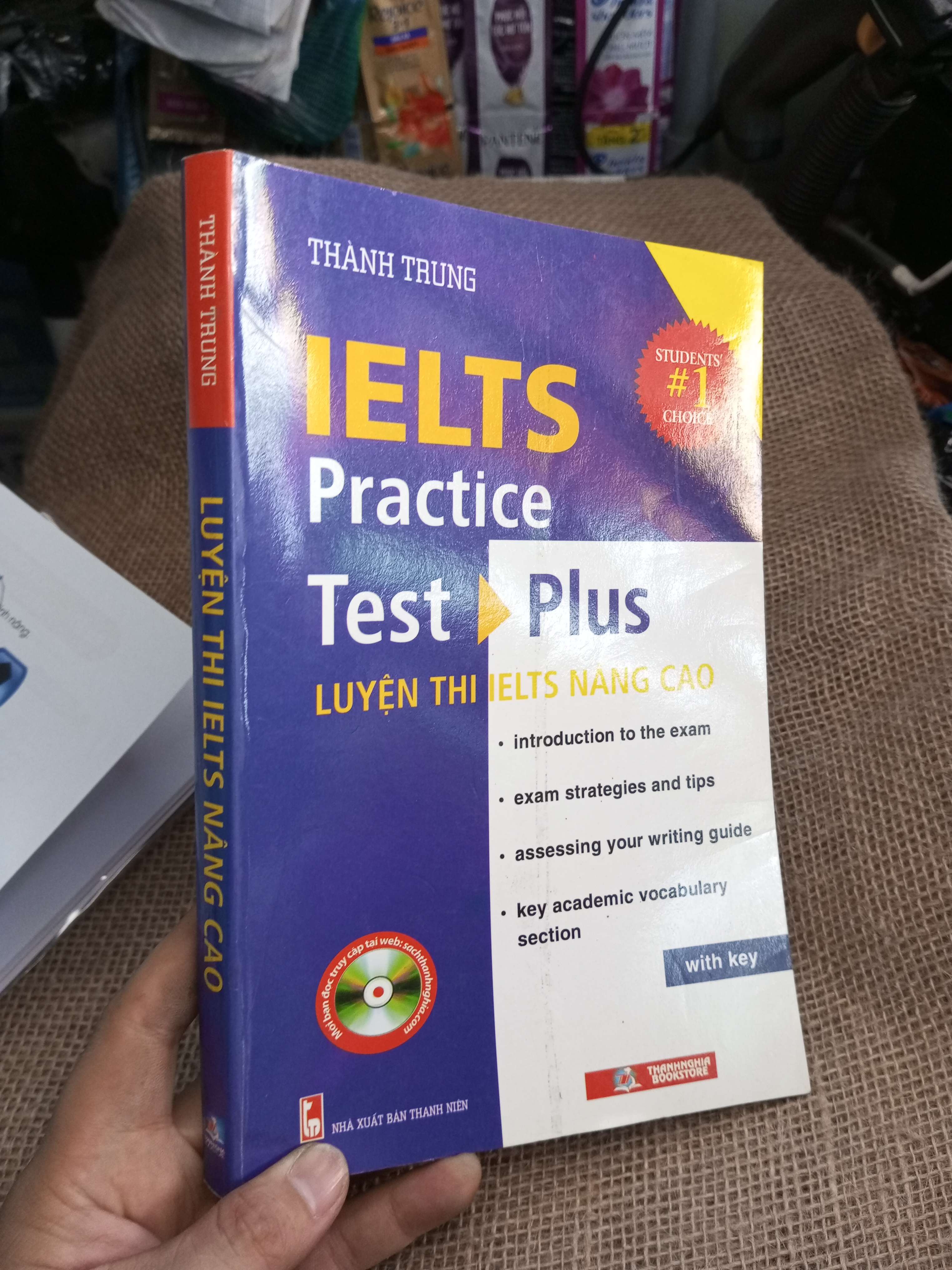 IELTS Practice Test Plus Luyện Thi IELTS Nâng Cao - Thành Trung 2014 mới 80% có viết chì (Sách tự học tiếng Anh) HLSC