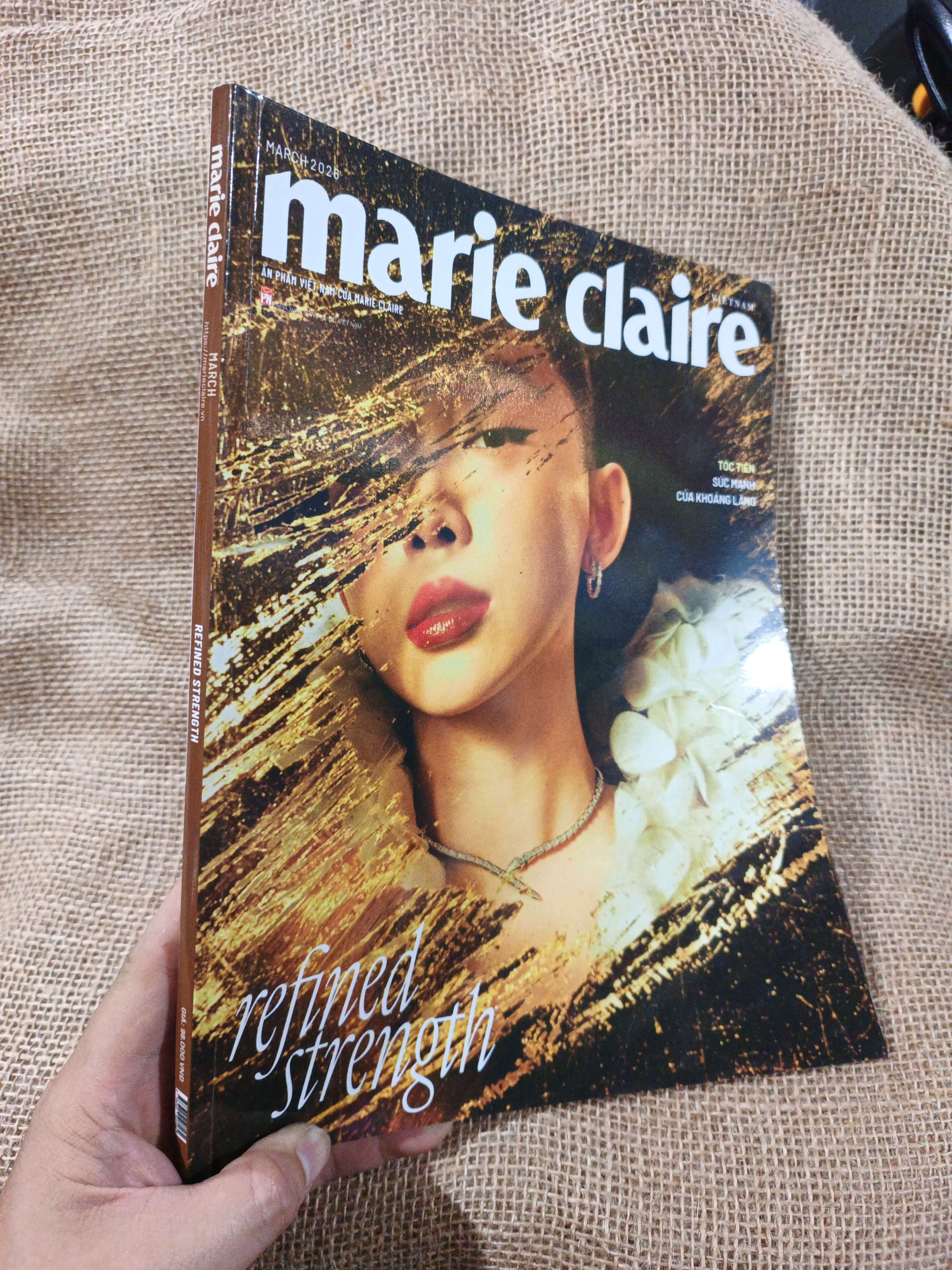 Marie Claire March 2026 Tóc Tiên Sức Mạnh Của Khoảng Lặng Refined Strength mới 90% (Tạp chí) HMT