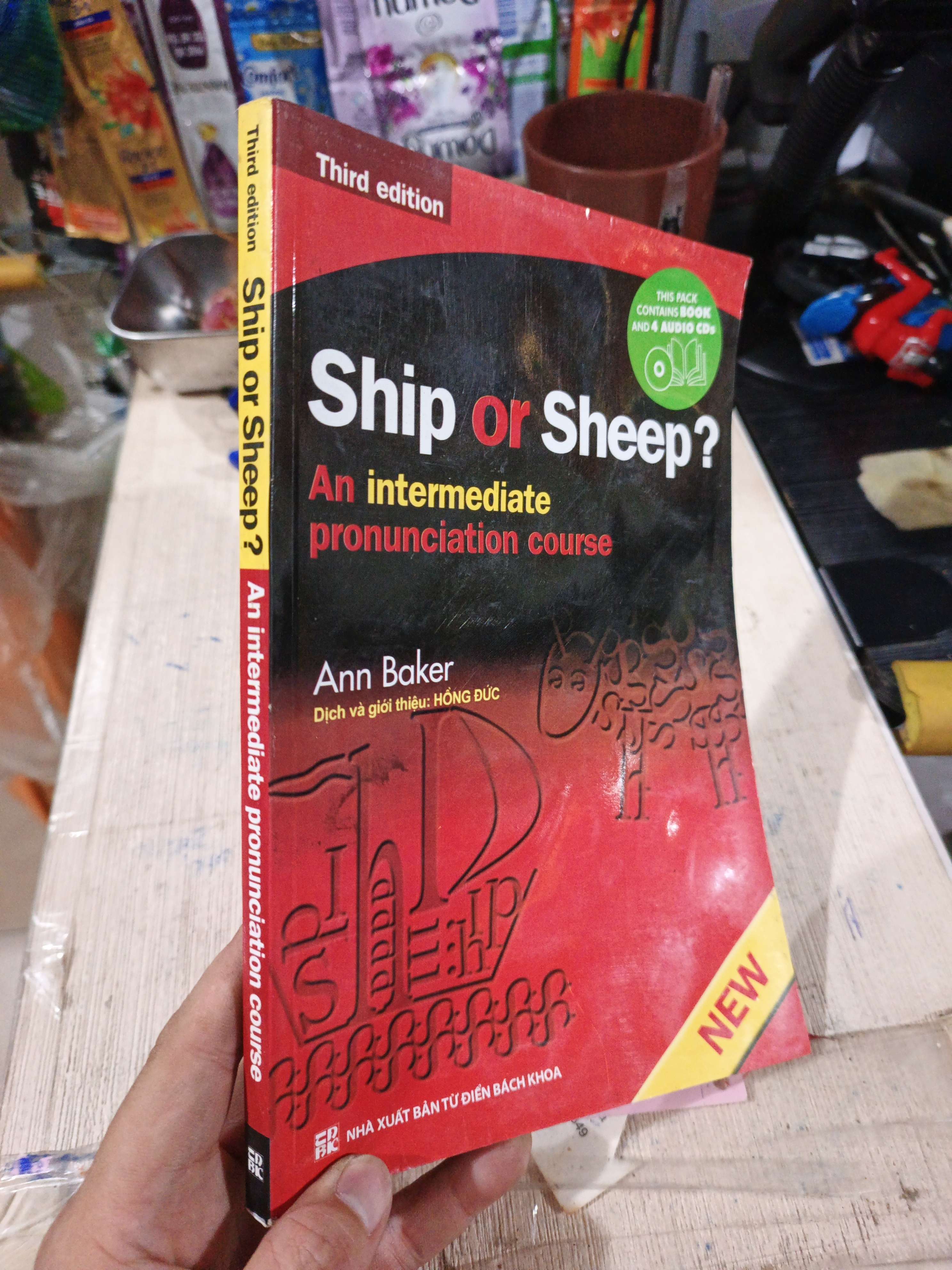 Ship Or Sheep? An Intermediate Pronunciation Course 3rd Edition - Ann Baker 2011 mới 80% ẫm (Sách tự học tiếng Anh) HLSC