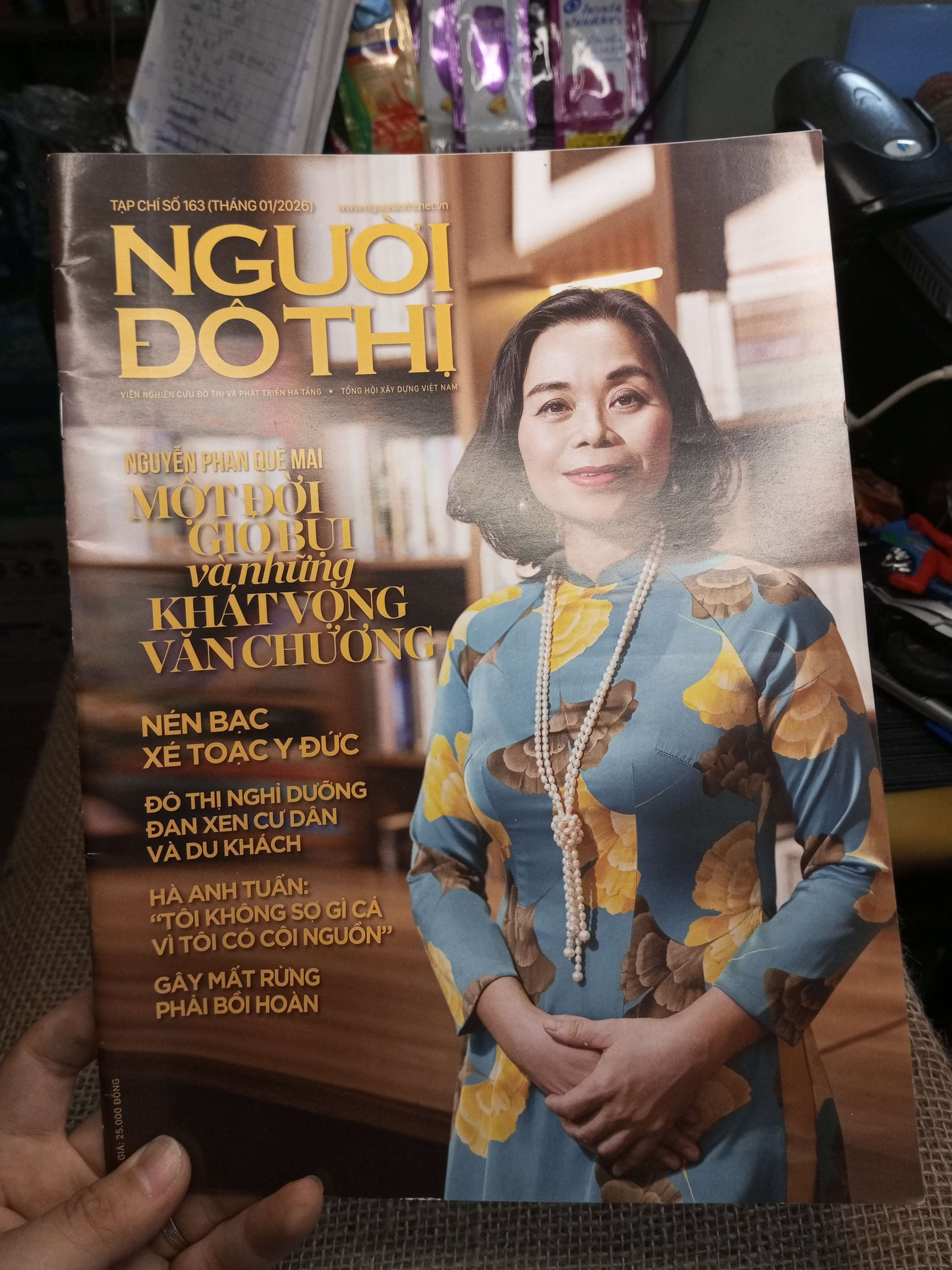 Người Đô Thị Số 163 (Tháng 01/2026) - Nguyễn Phan Quế Mai Một Đời Gió Bụi Và Những Khát Vọng Văn Chương (Tạp chí) HMT