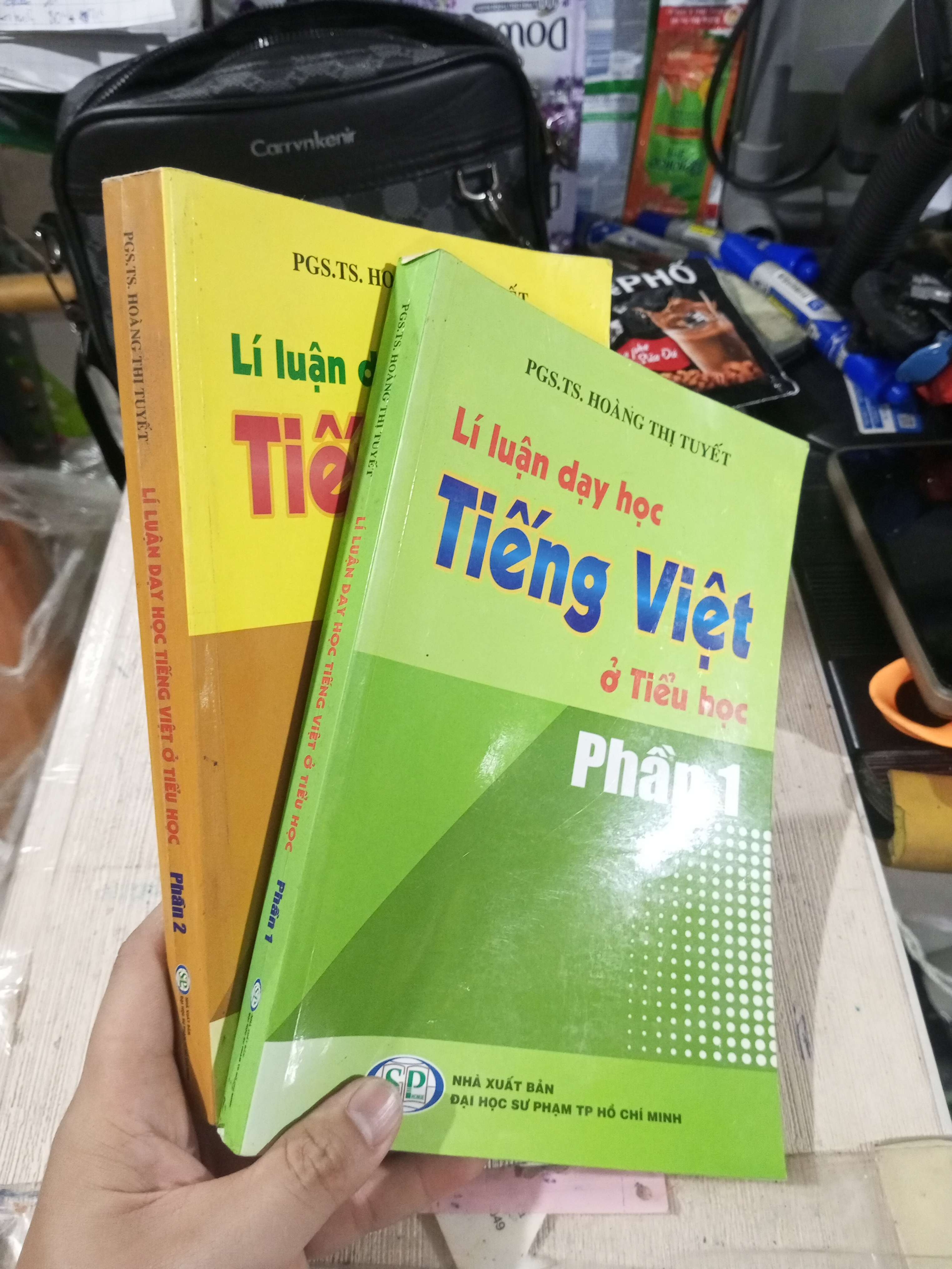 2 cuốn Lí luận dạy học tiếng việt ở tiểu học Phần 1+2 mới 80% ố (Giáo trình đại học - cao đẳng) HLSC