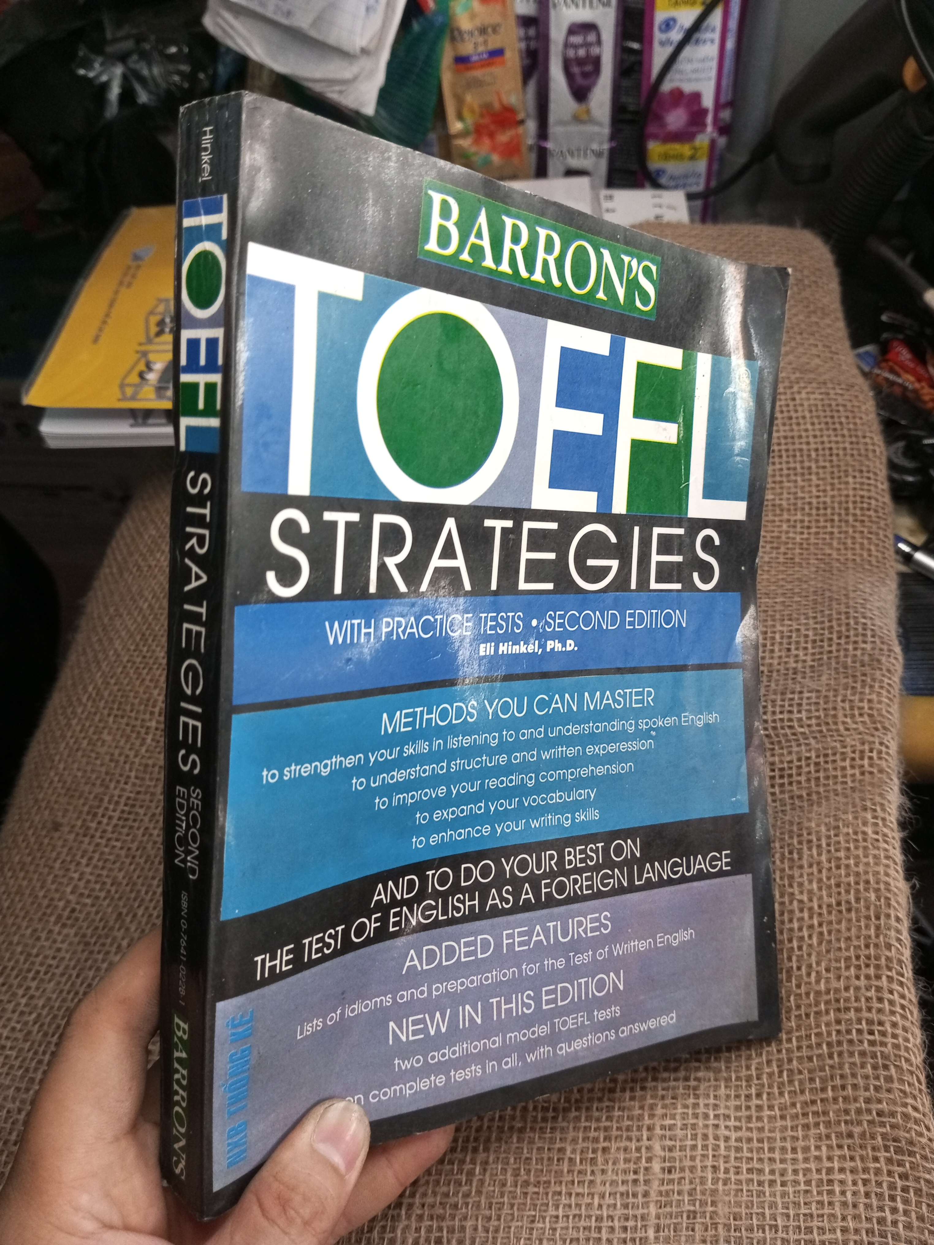 Barron's TOEFL Strategies Second Edition - Eli Hinkel mới 80% ố ẫm (Sách tự học tiếng Anh) HLSC