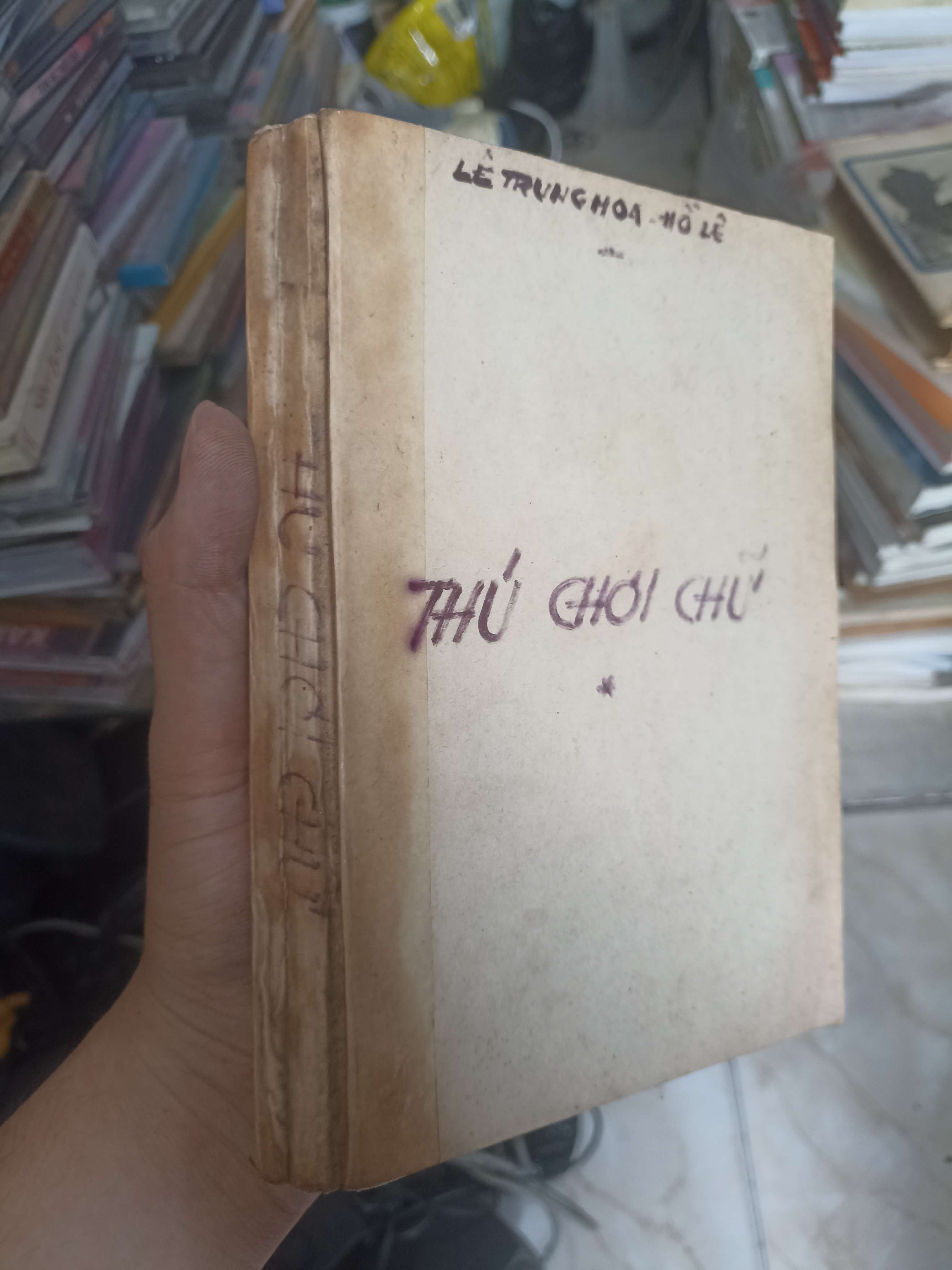 Thú chơi chữ - Lê Trung Hoa & Hồ Lê 1999 (Sách văn học) KSX