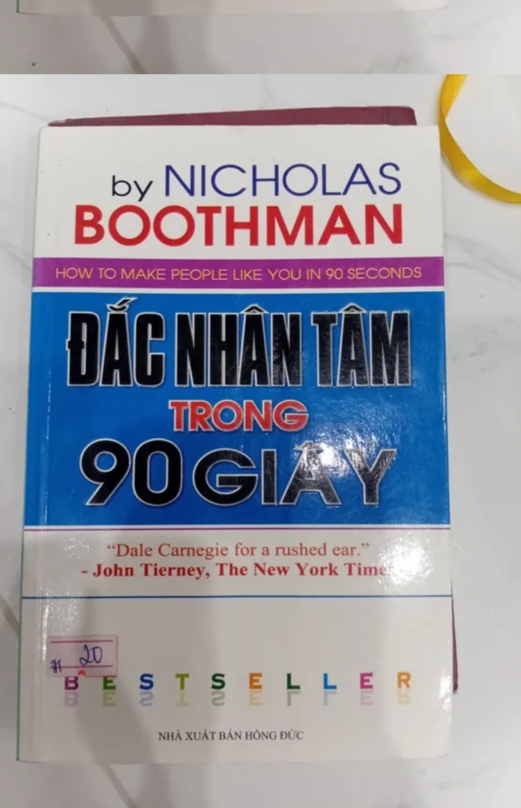 Sách Đắc nhân tâm trong 90 giây (Sách kỹ năng) TKB