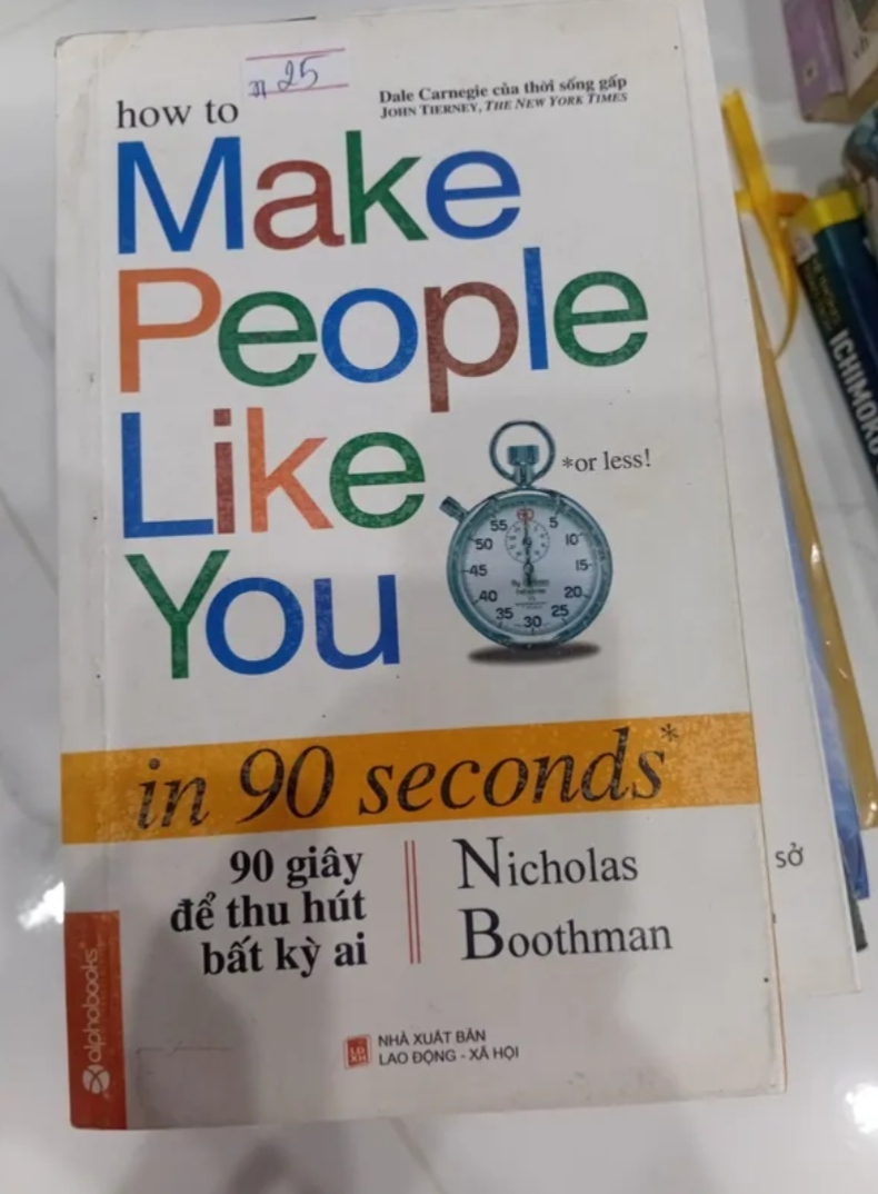 90 Giây Để Thu Hút Bất Kỳ Ai - Nicholas Boothman (Sách kỹ năng) TKB