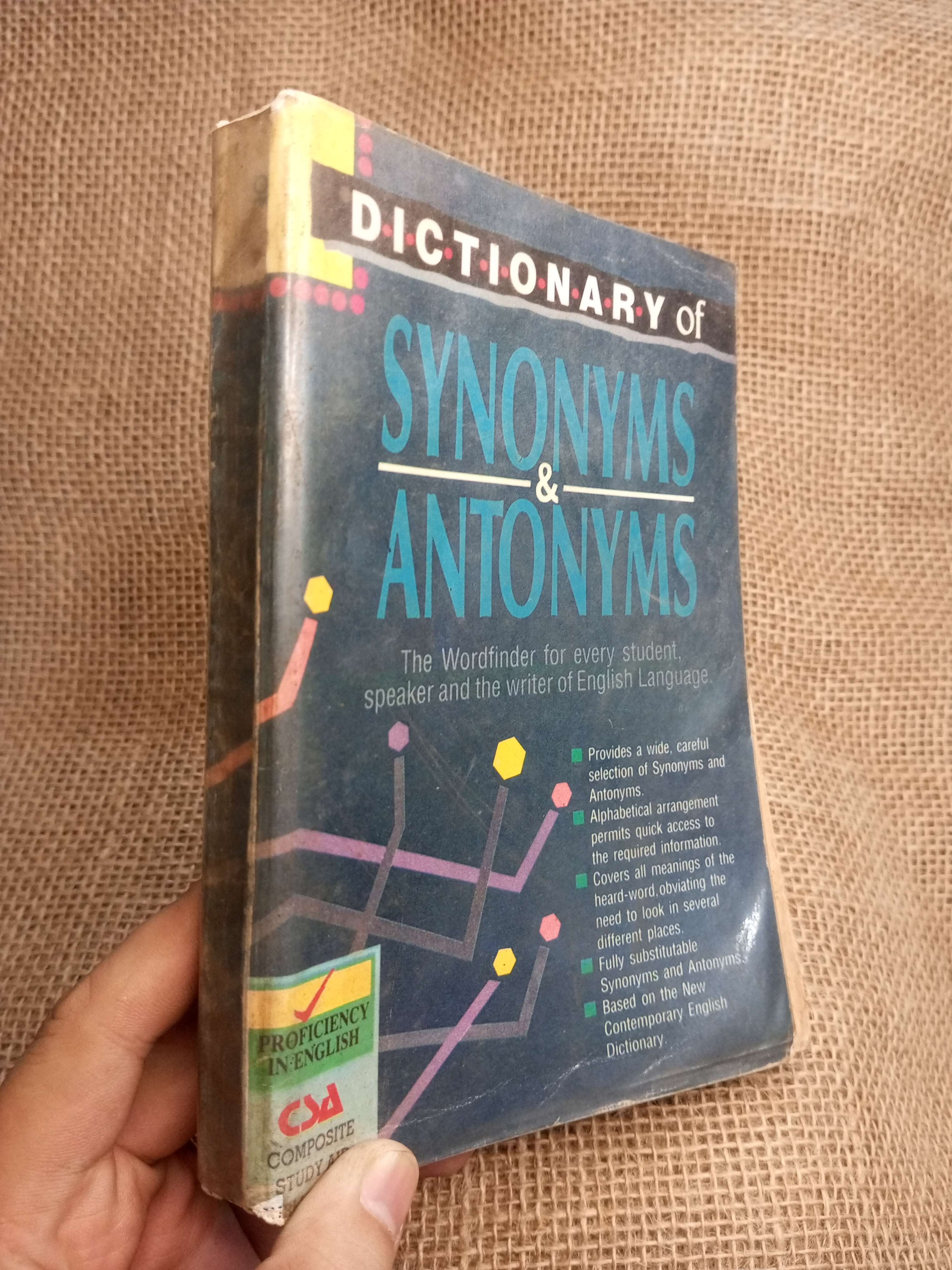 Dictionary Of Synonyms & Antonyms 1995 mới 80% ố (Sách tự học tiếng Anh) HLSC