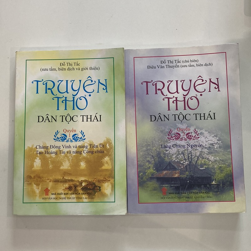 Combo Truyện thơ Dân tộc Thái của Đỗ Thị Tấc (thơ - ca dao - tục ngữ) AB