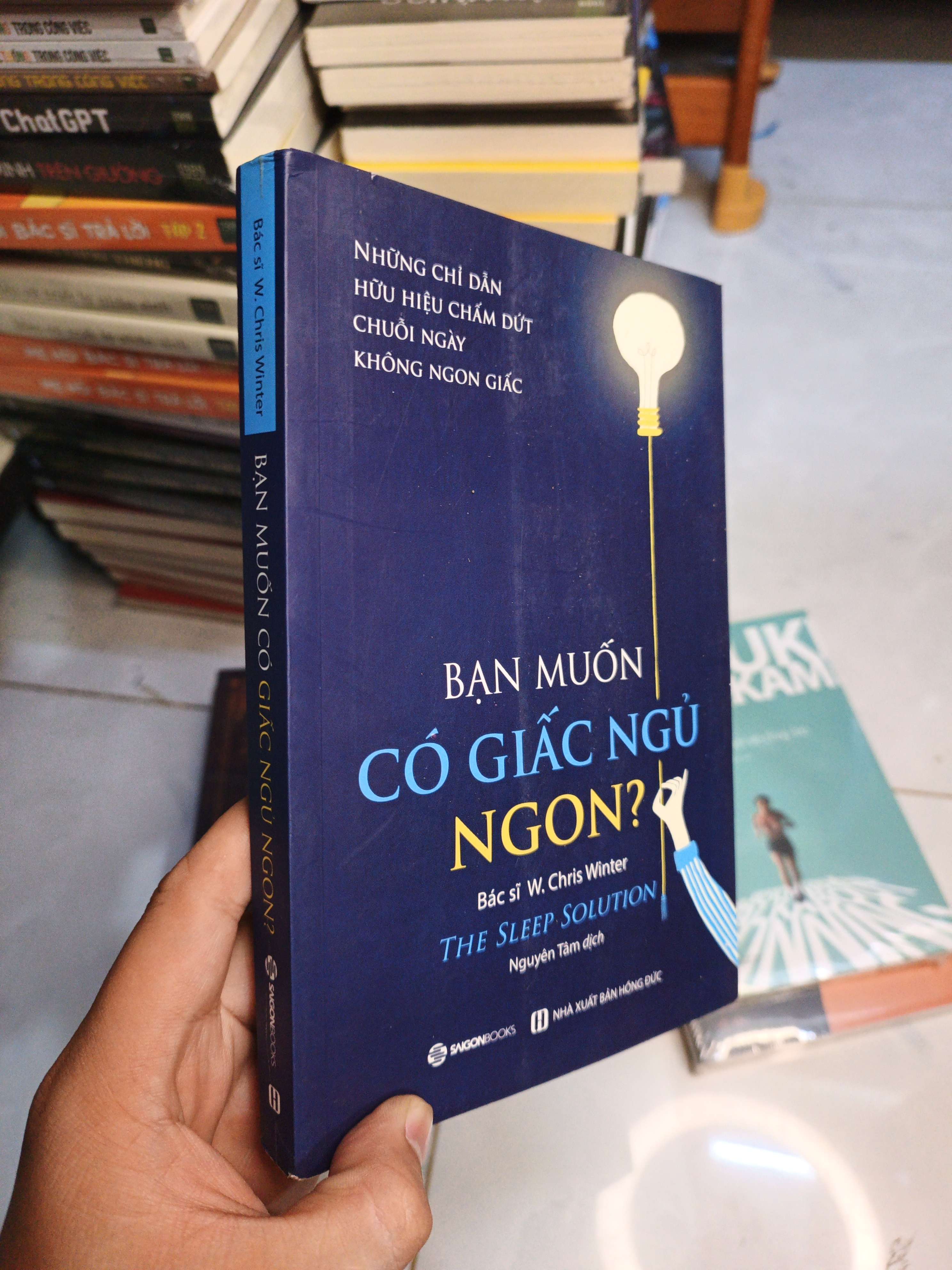 Bạn Muốn Có Giấc Ngủ Ngon? The Sleep Solution - W. Chris Winter 2019 mới 90% (Sách kỹ năng) NENA