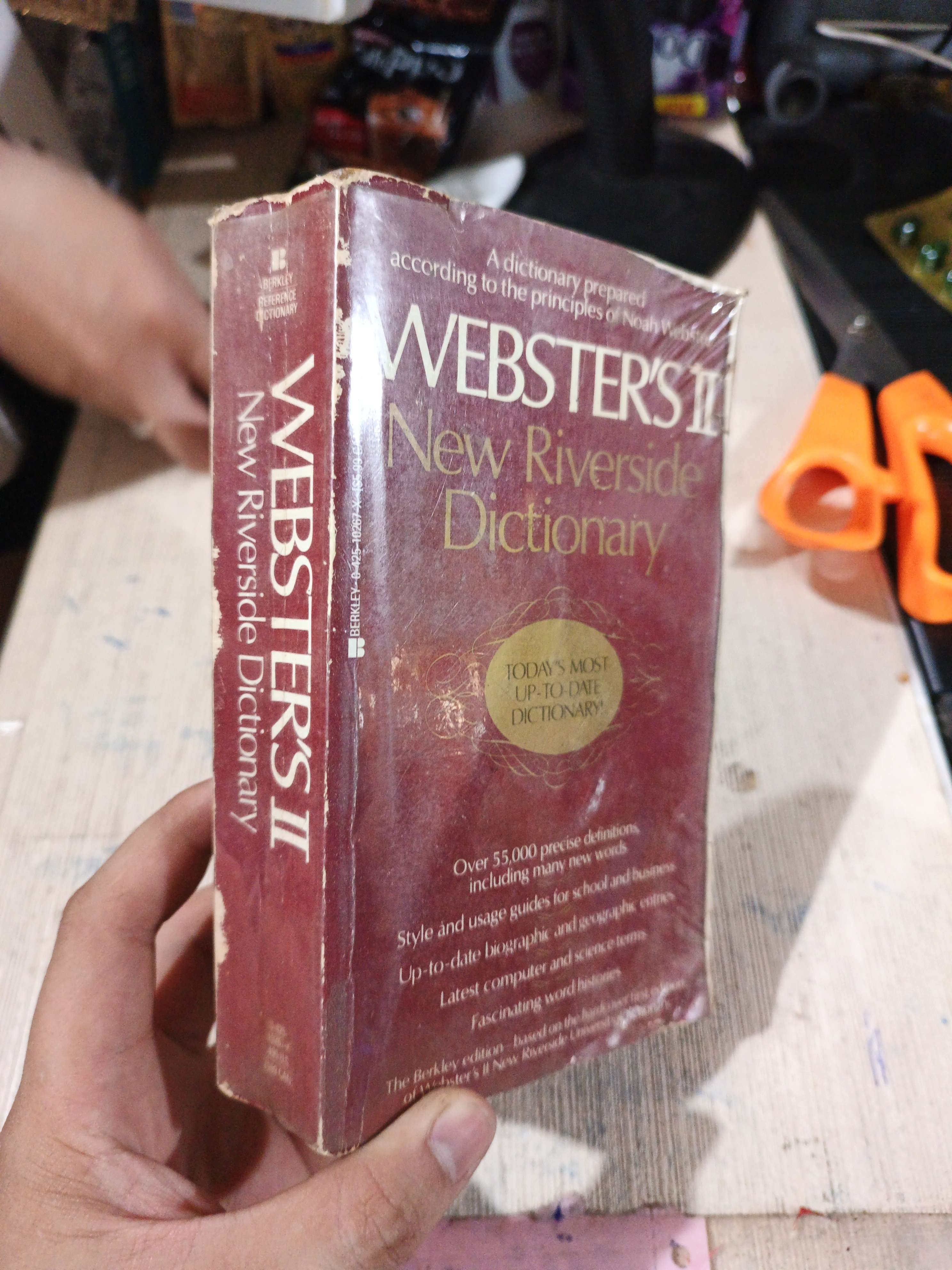 Webster's II New Riverside Dictionary - Berkley Edition mới 80% ố (Từ điển) HCM.TN