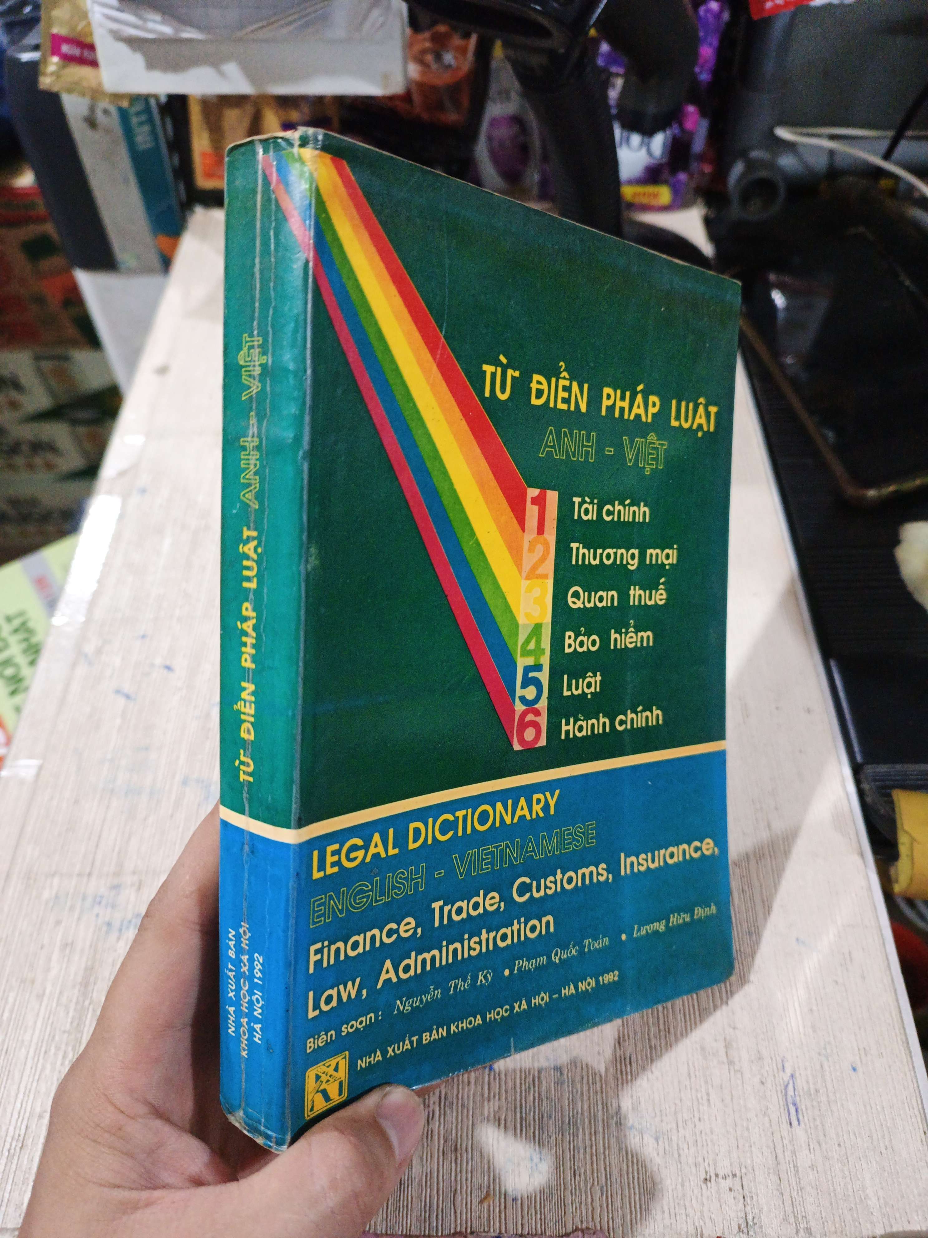 Từ Điển Pháp Luật Anh - Việt Legal Dictionary English - Vietnamese 1992 mới 80% ố (Từ điển) HCM.TN