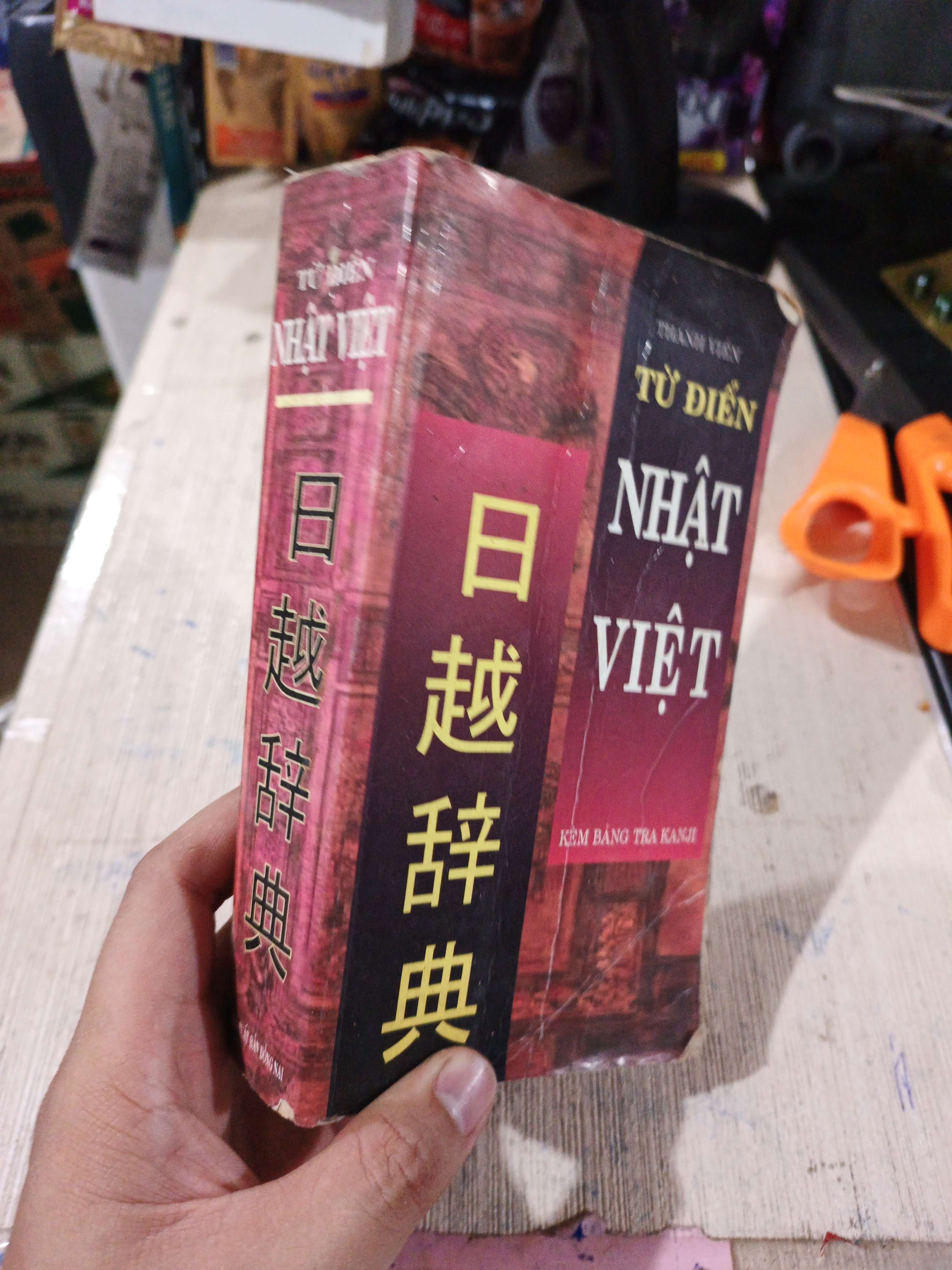 Từ Điển Nhật Việt Kanji - Thanh Niên 2004 mới 80% ố ẫm (Từ điển) HCM.TN