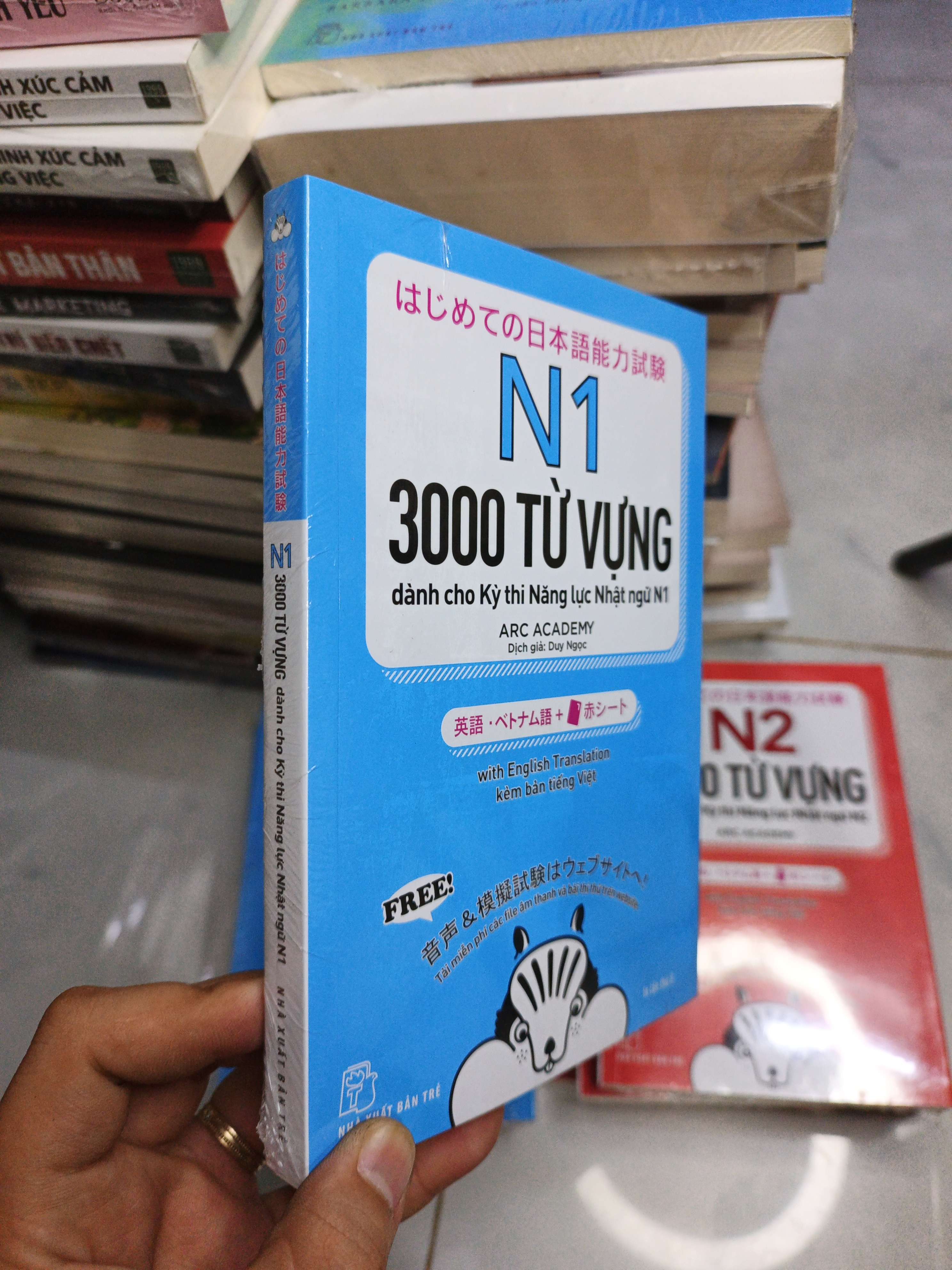 N1 3000 Từ Vựng Dành Cho Kỳ Thi Năng Lực Nhật Ngữ N1 - Arc Academy mới 100% (Sách học tiếng Nhật) NENA