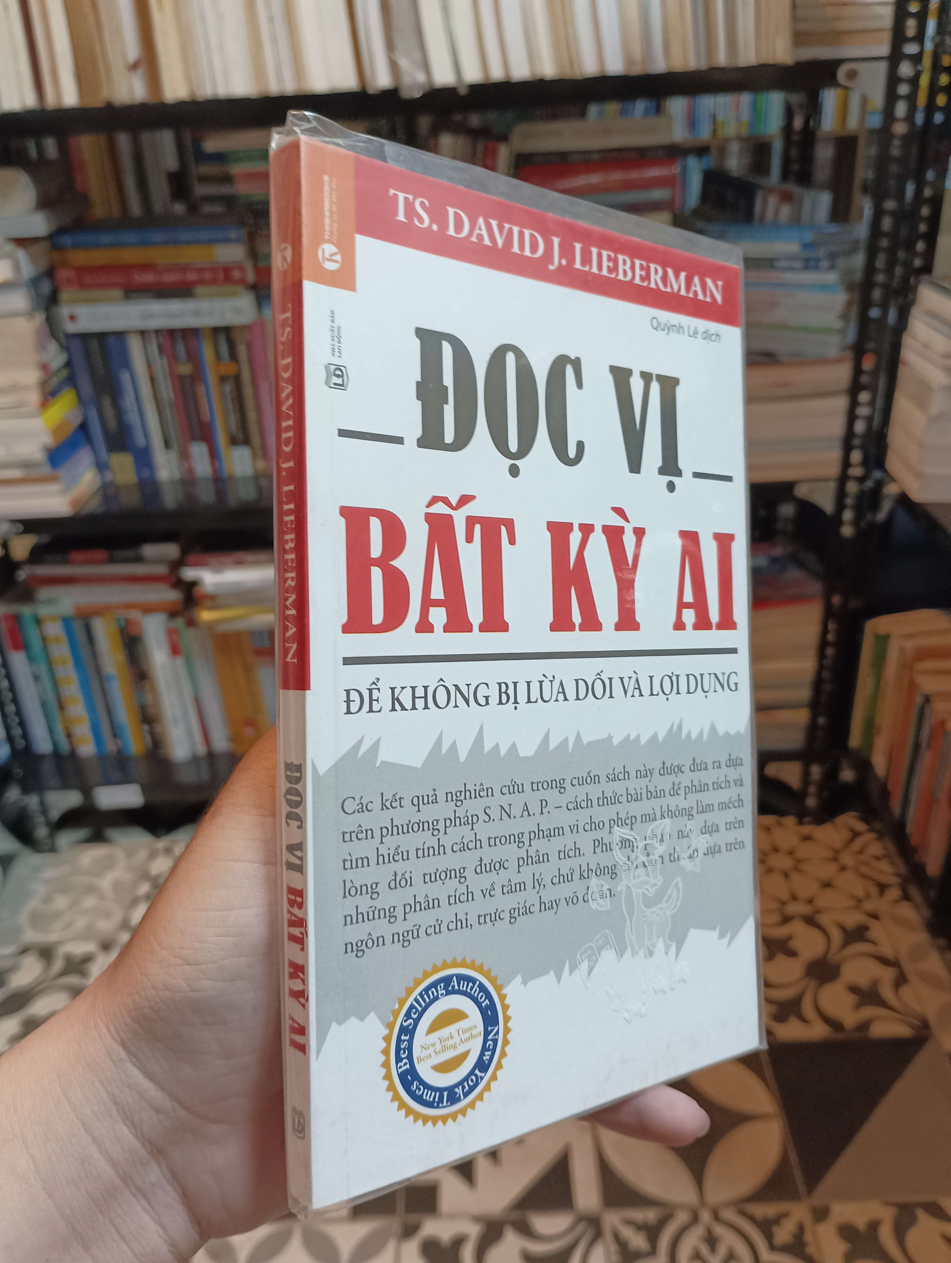 Đọc vị bất kỳ ai - TS. David J. Lieberman 2018 Mới 90% (Sách tâm lý học - giới tính) HTB
