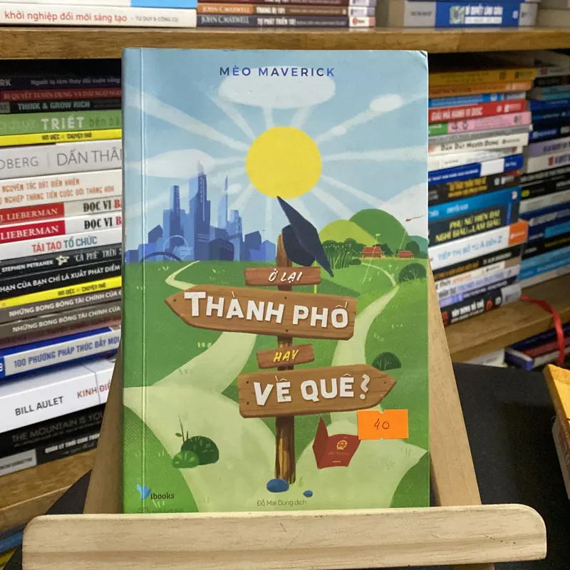 Ở lại thành phố hay về quê? - tác giả Mèo Maverick (Sách văn học) AB