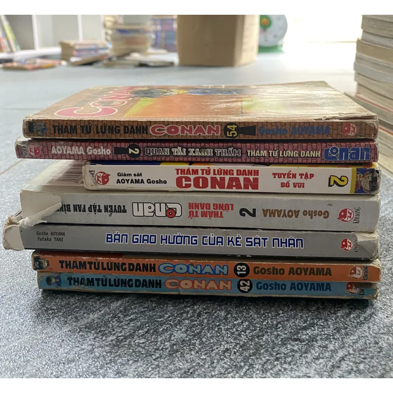 Combo 7 quyển Conan (Truyện tranh ) AB