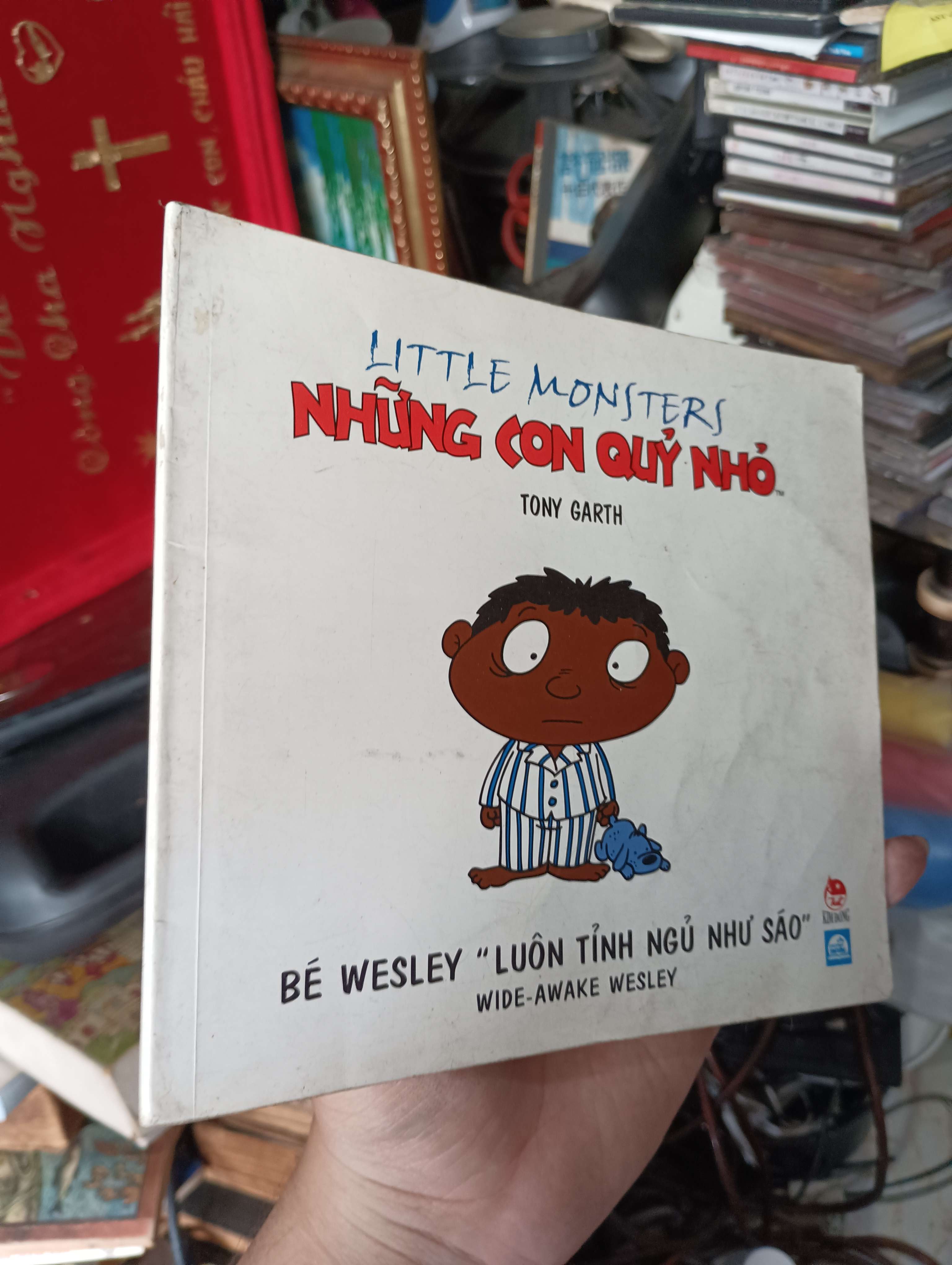 Little Monsters: Những con quỷ nhỏ (Wide-awake Wesley) - Tony Garth 2007 (Sách thiếu nhi) KSX