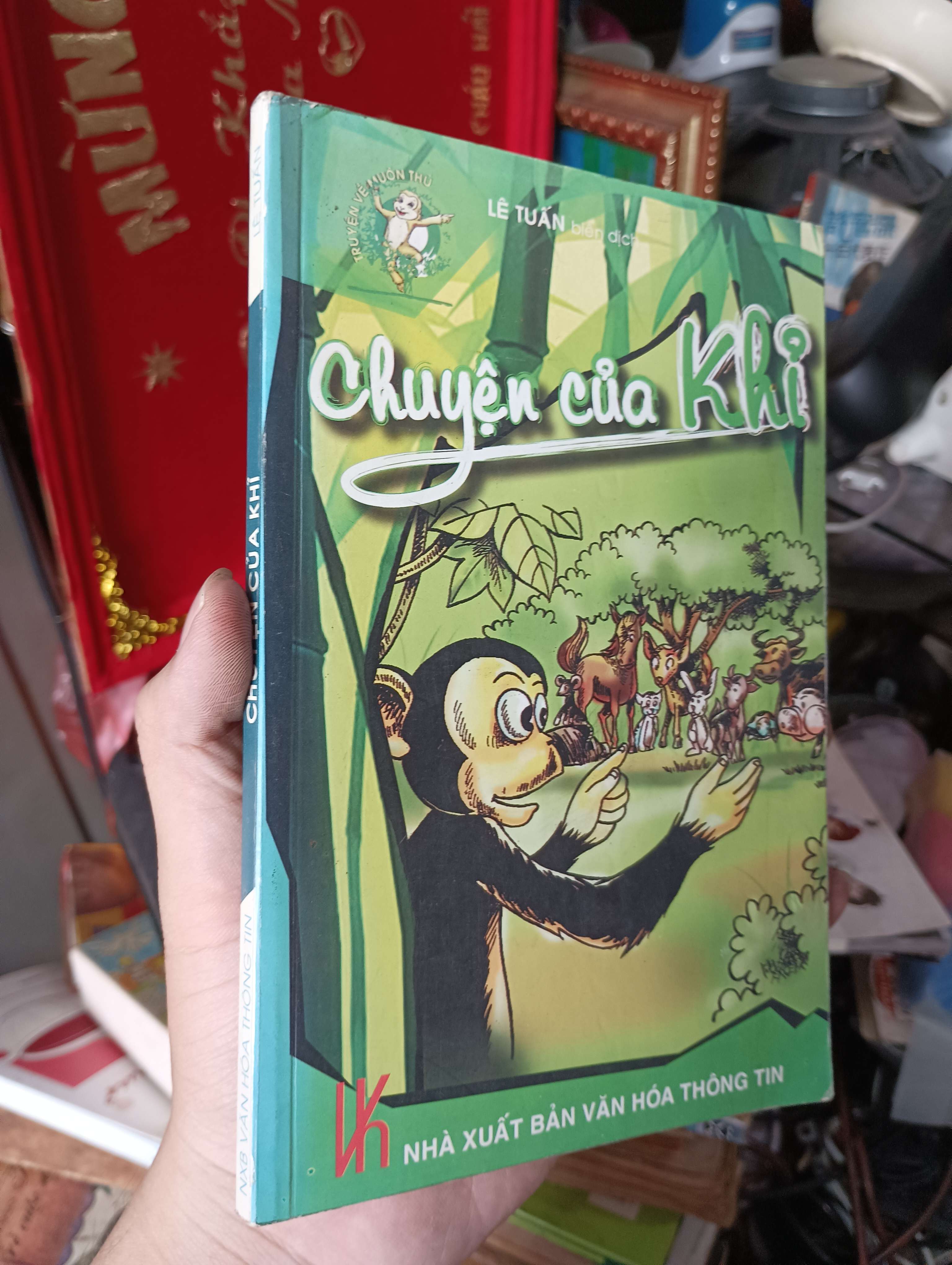 Chuyện của Khỉ - Lê Tuấn 2010 (Sách thiếu nhi) KSX