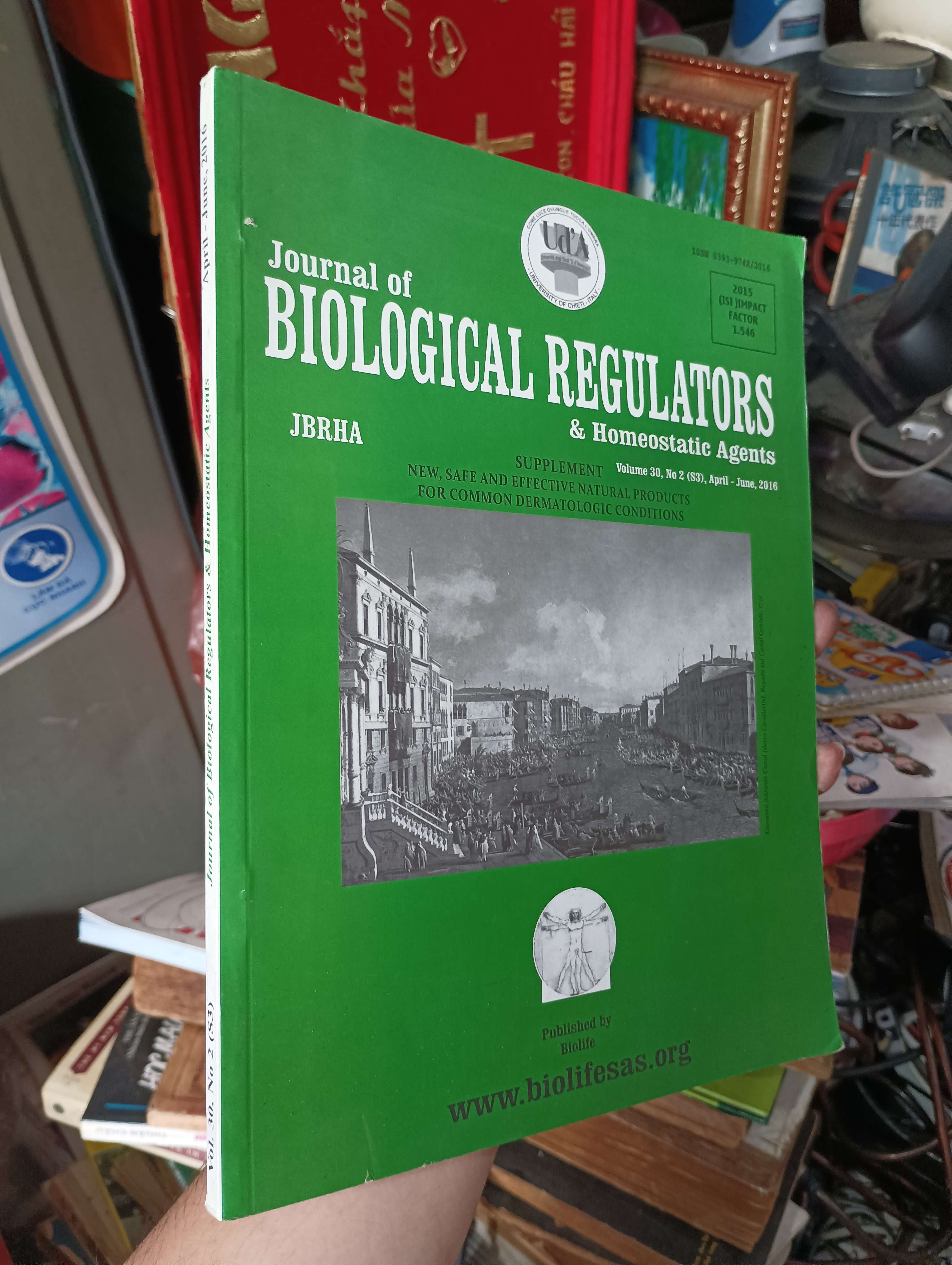 Journal of Biological Regulators & Homeostatic Agents (Sách ngoại) KSX
