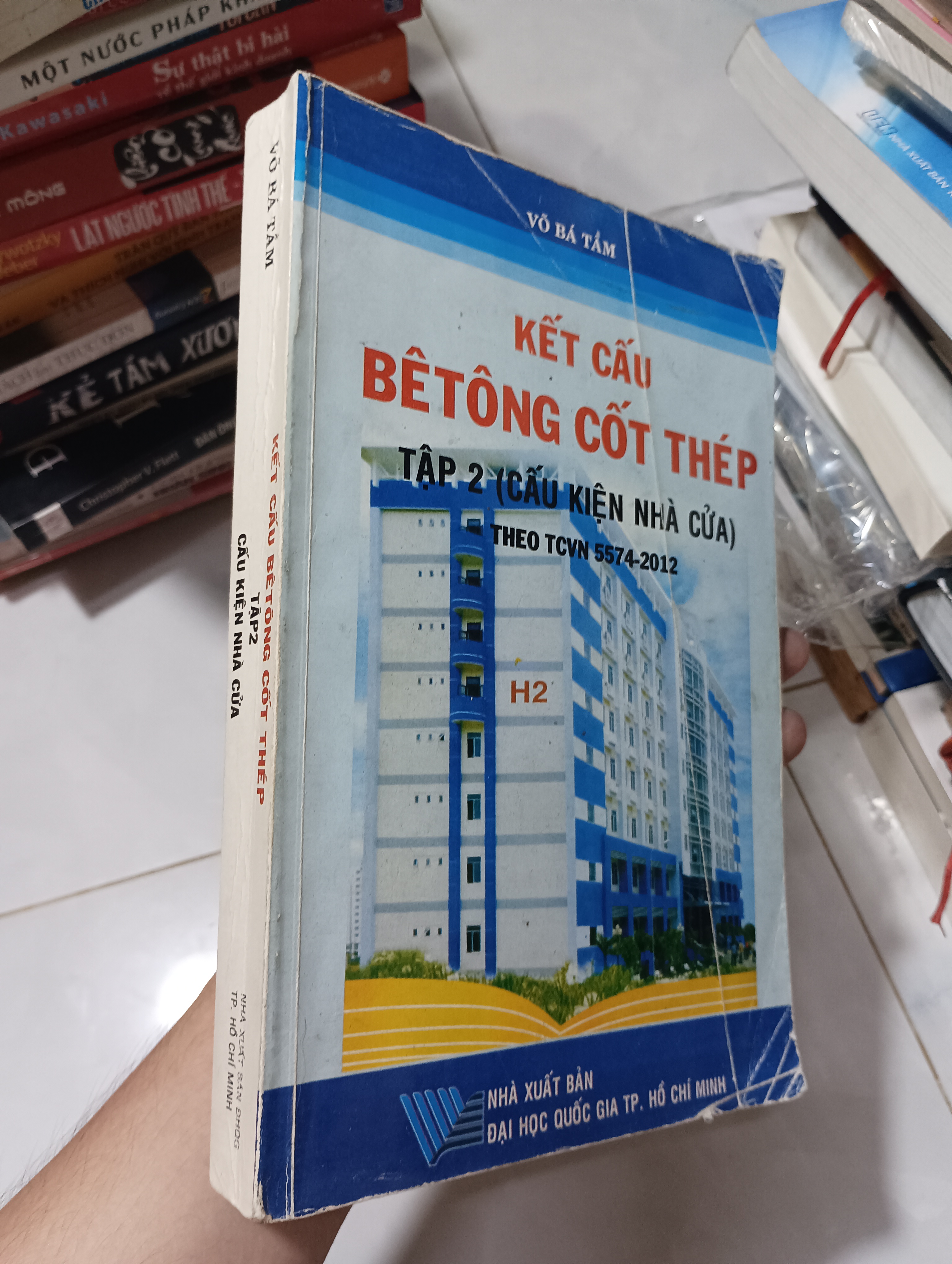 Kết Cấu Bêtông Cốt Thép - Tập 2 (Cấu kiện nhà cửa) 2020 80% ố (Sách giáo khoa - giáo trình) HCM