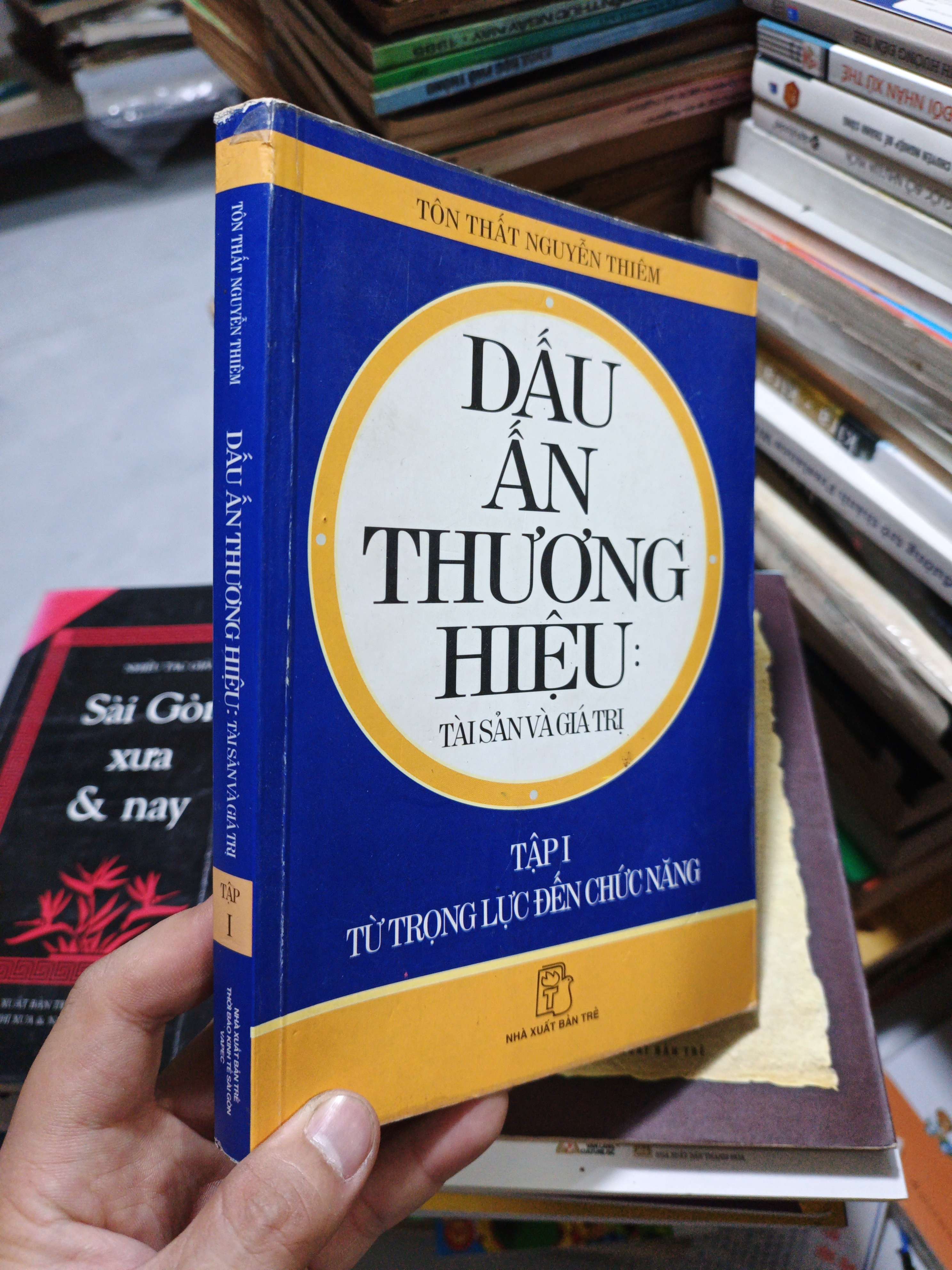Dấu Ấn Thương Hiệu: Tài Sản Và Giá Trị Tập 1 Từ Trọng Lực Đến Chức Năng - Tôn Thất Nguyễn Thiêm 2008 mới 80% ố (Sách văn học) HCM