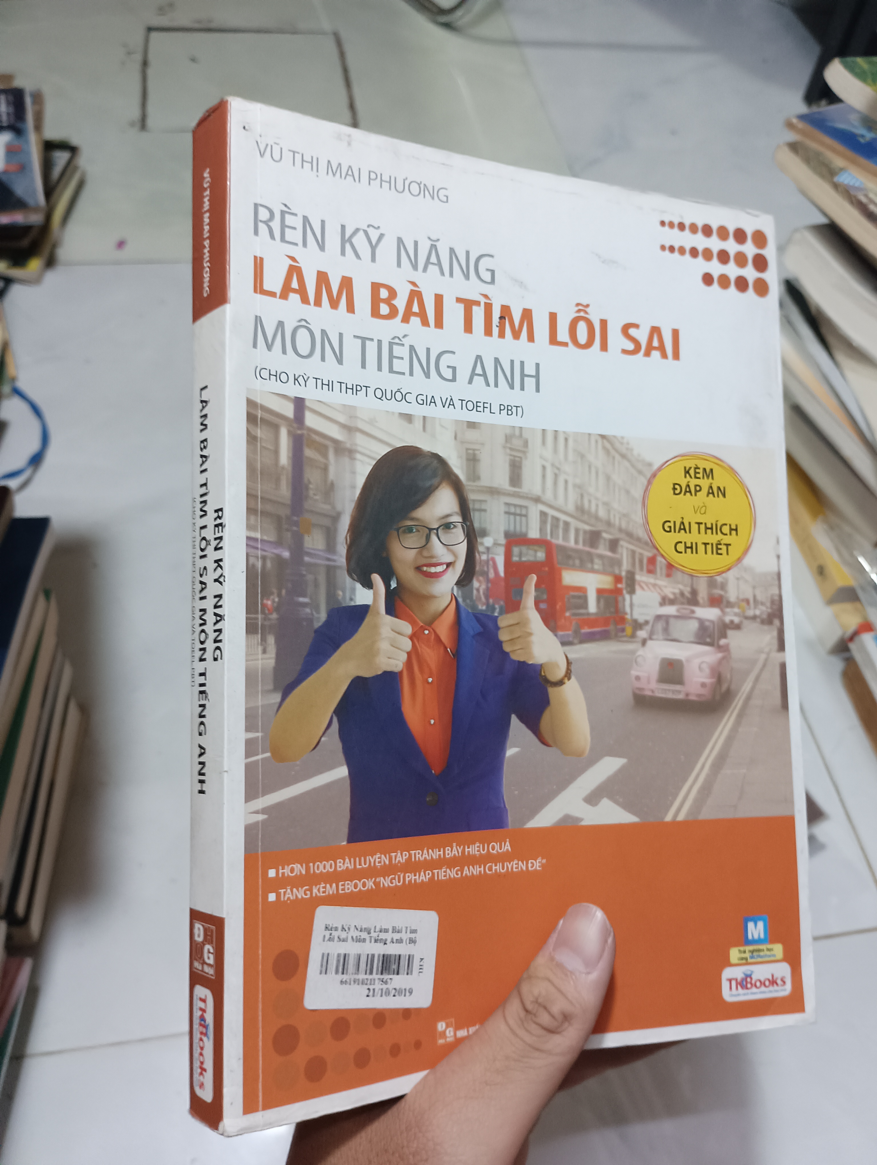 Rèn kỹ năng làm bài tìm lỗi sai môn tiếng Anh - Vũ Thị Mai Phương 2017 80% bìa hơi xấu (Sách học ngoại ngữ) HCM