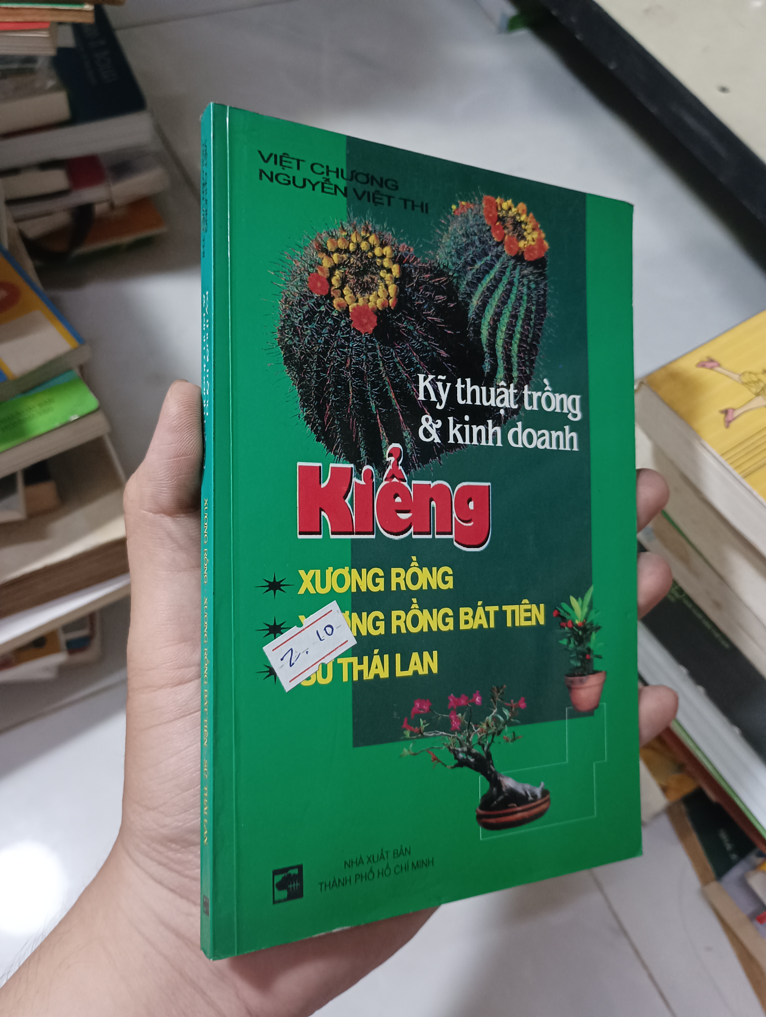 Kỹ thuật trồng & kinh doanh kiểng - Việt Chương & Nguyễn Việt Thi 2002 80% ố (Sách kiến thức tổng hợp) HCM