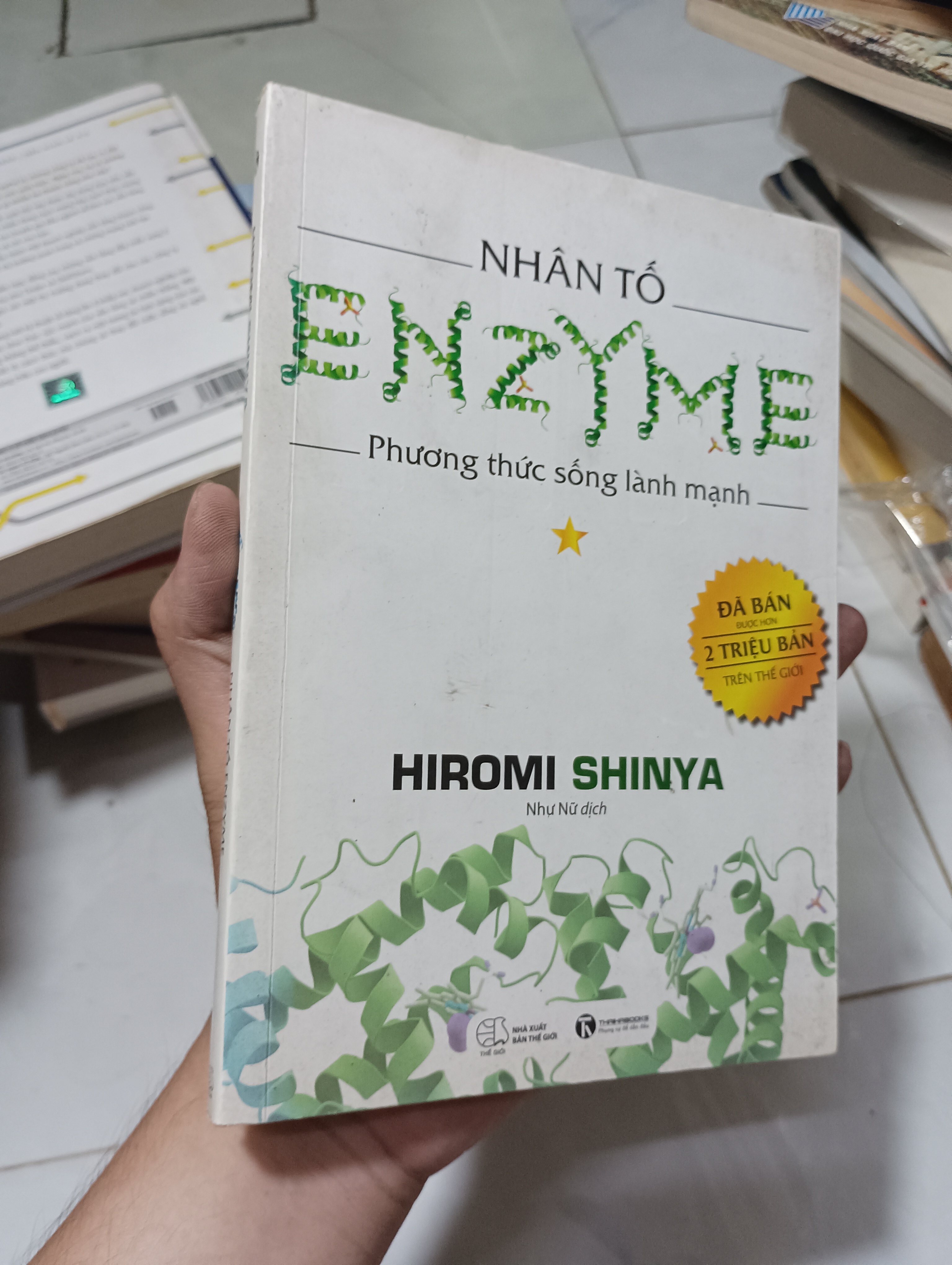 Nhân tố Enzyme - Phương thức sống lành mạnh (Hiromi Shinya) 2017 80% bẩn bìa (Sách Y học - Sức khỏe - Thể thao) HCM
