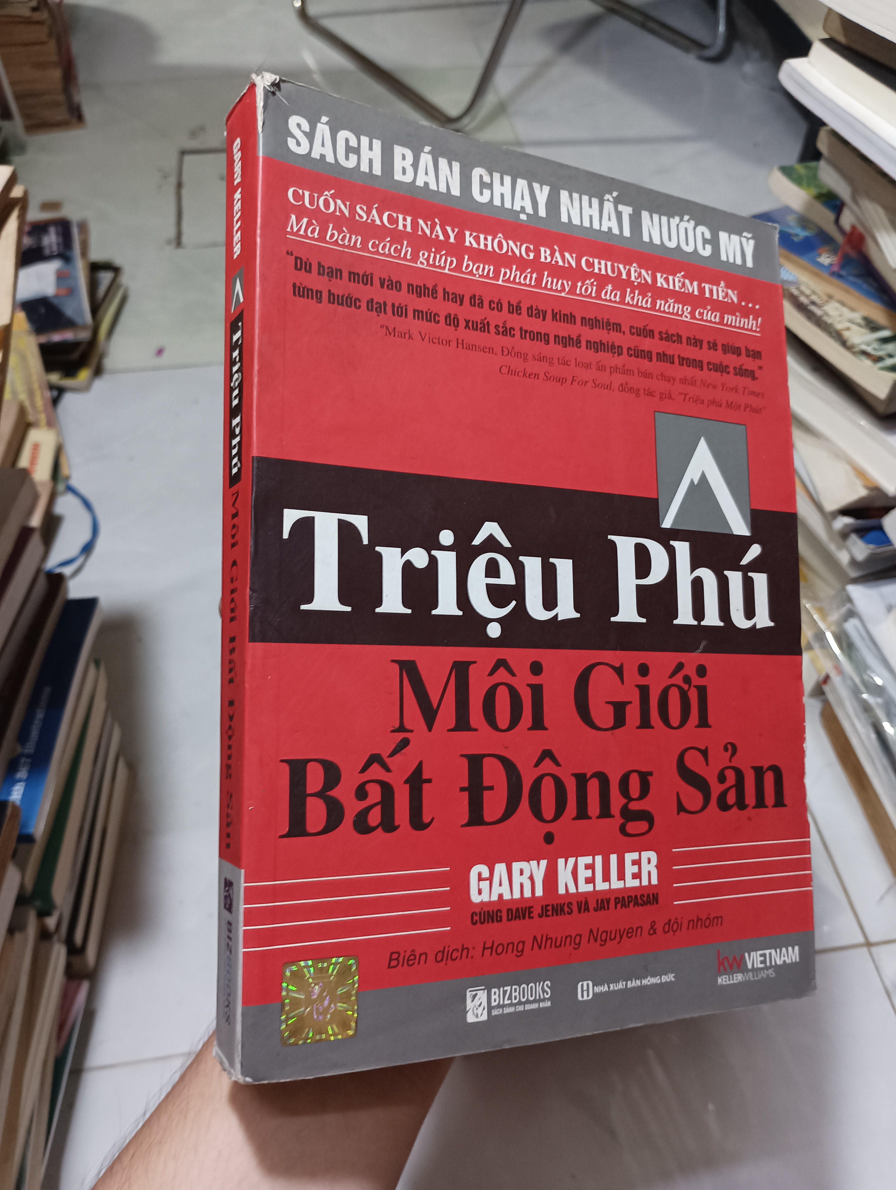 Triệu phú môi giới bất động sản (The Millionaire Real Estate Agent) - Gary Keller 80% bìa hơi xấu (Kinh doanh - Marketing) HCM