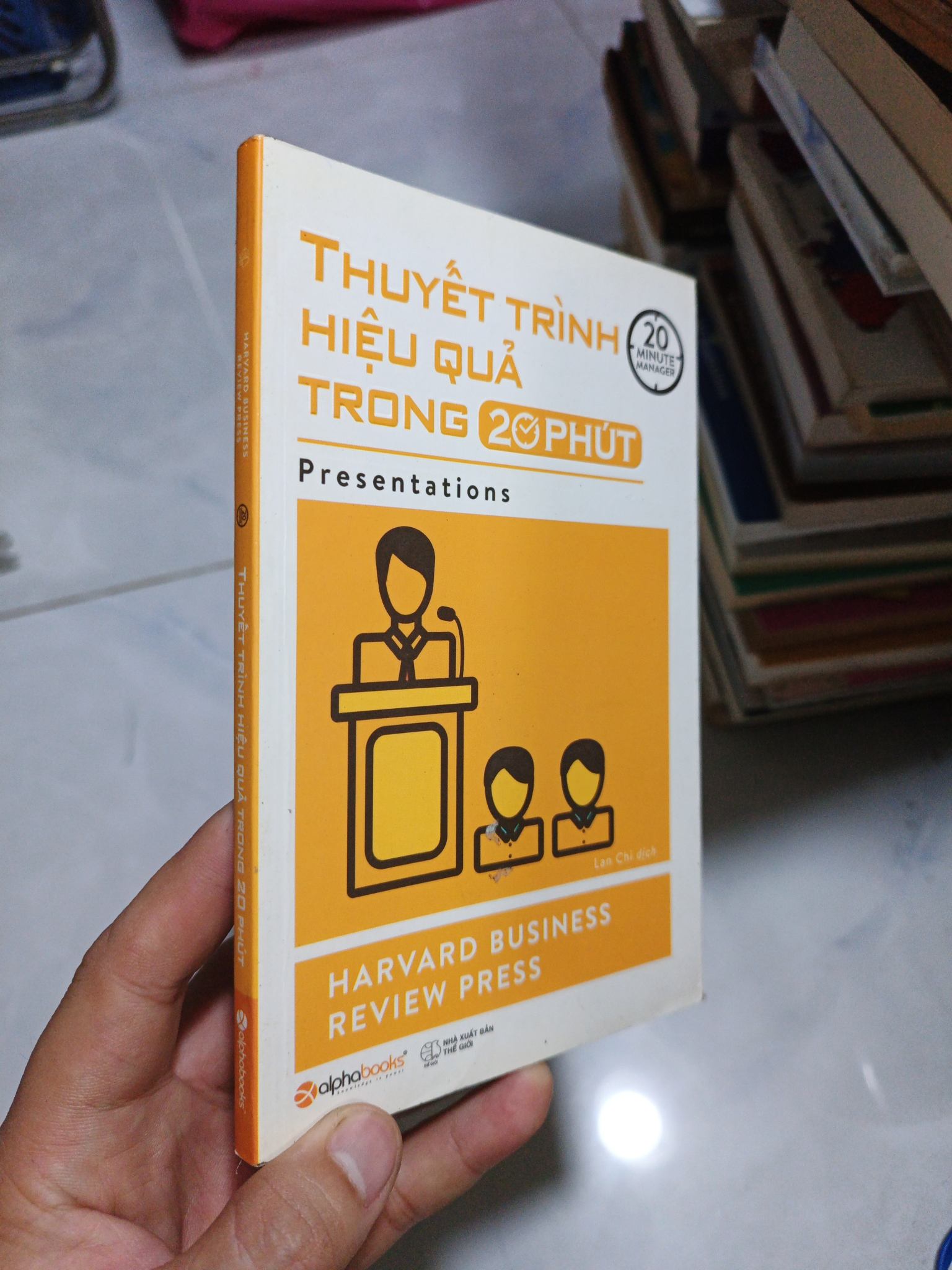 Thuyết Trình Hiệu Quả Trong 20 Phút - Harvard Business Review Press mới 90% (Sách kỹ năng) HCM (NSX)
