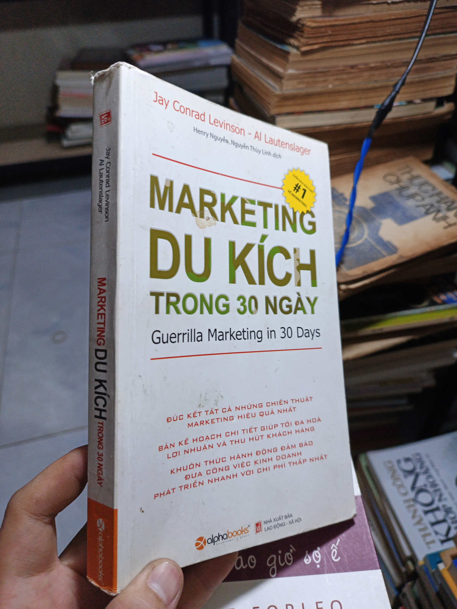 Marketing Du Kích Trong 30 Ngày - Jay Conrad Levinson, Al Lautenslager 2016 mới 90% ố nhẹ (Kinh doanh - Marketing) HCM