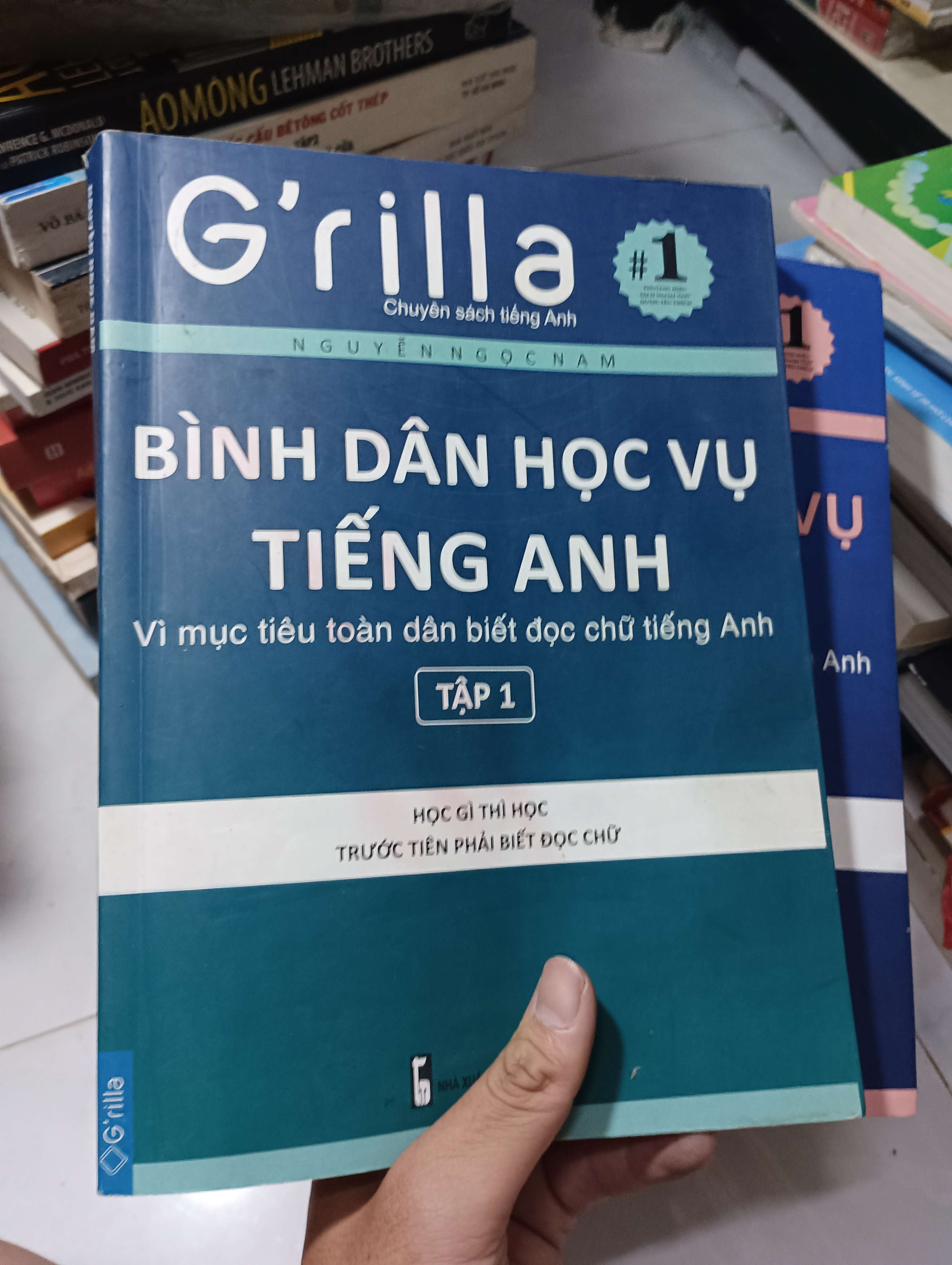 Bình dân học vụ tiếng Anh (Tập 1 & 2) - Nguyễn Ngọc Nam 2024 90% (Sách học ngoại ngữ) HCM