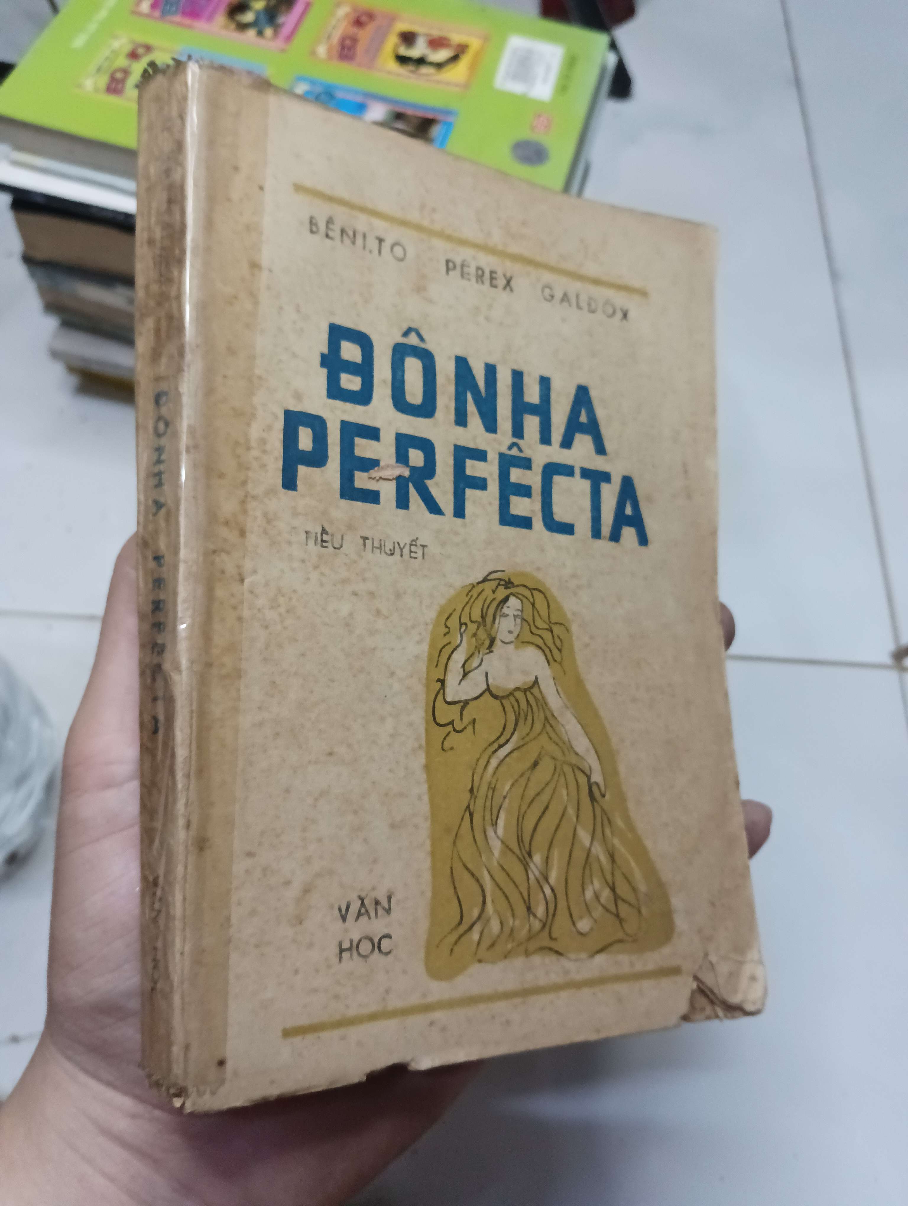 Doña Perfecta - Benito Pérez Galdós 1987 70% bìa rách 1 góc nhỏ ở dưới (Tiểu Thuyết) HLSC