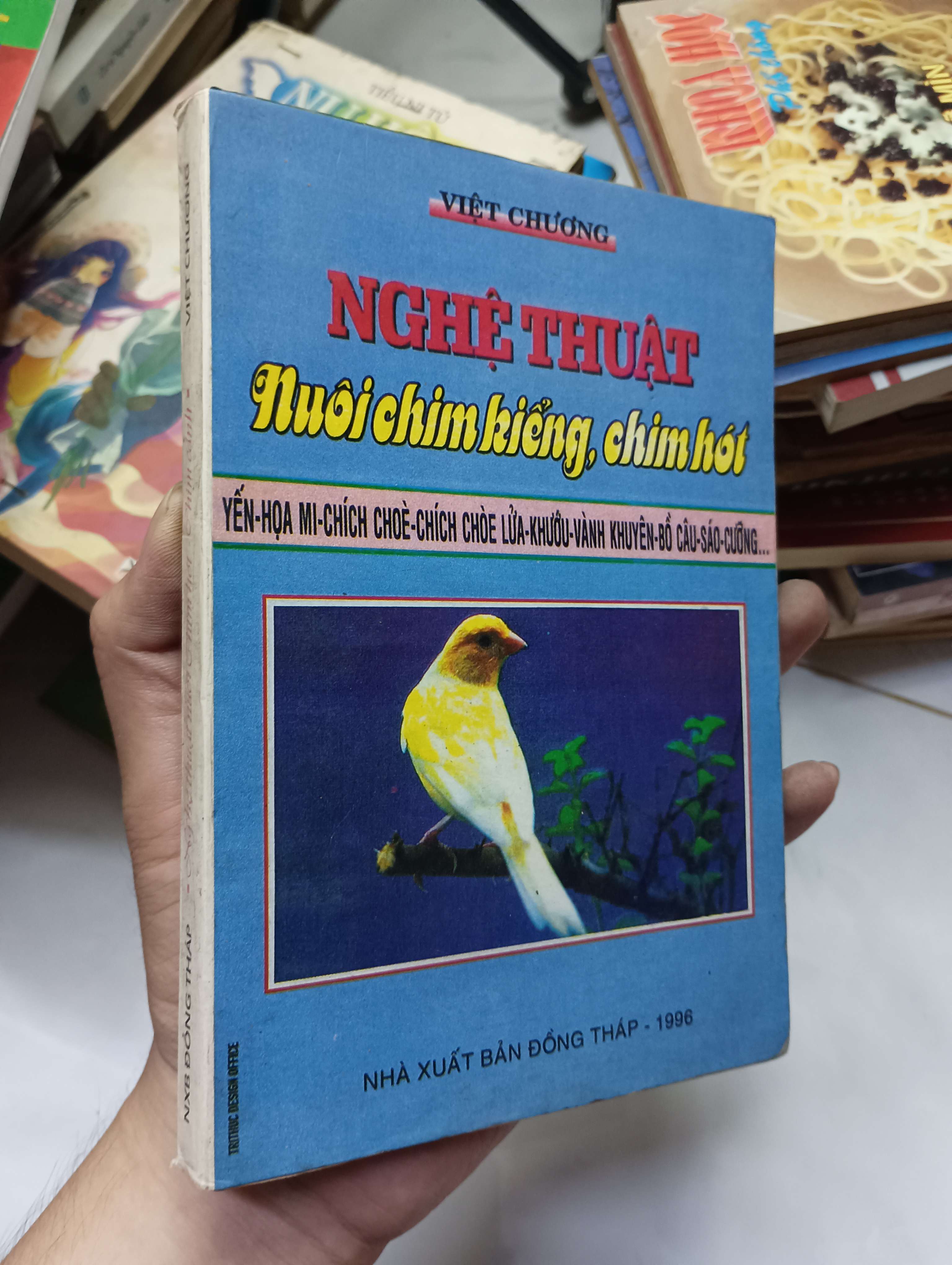 Nghệ Thuật Nuôi Chim Kiểng, Chim Hót - Việt Chương 1996 70% ố (Sách kiến thức tổng hợp) HLSC