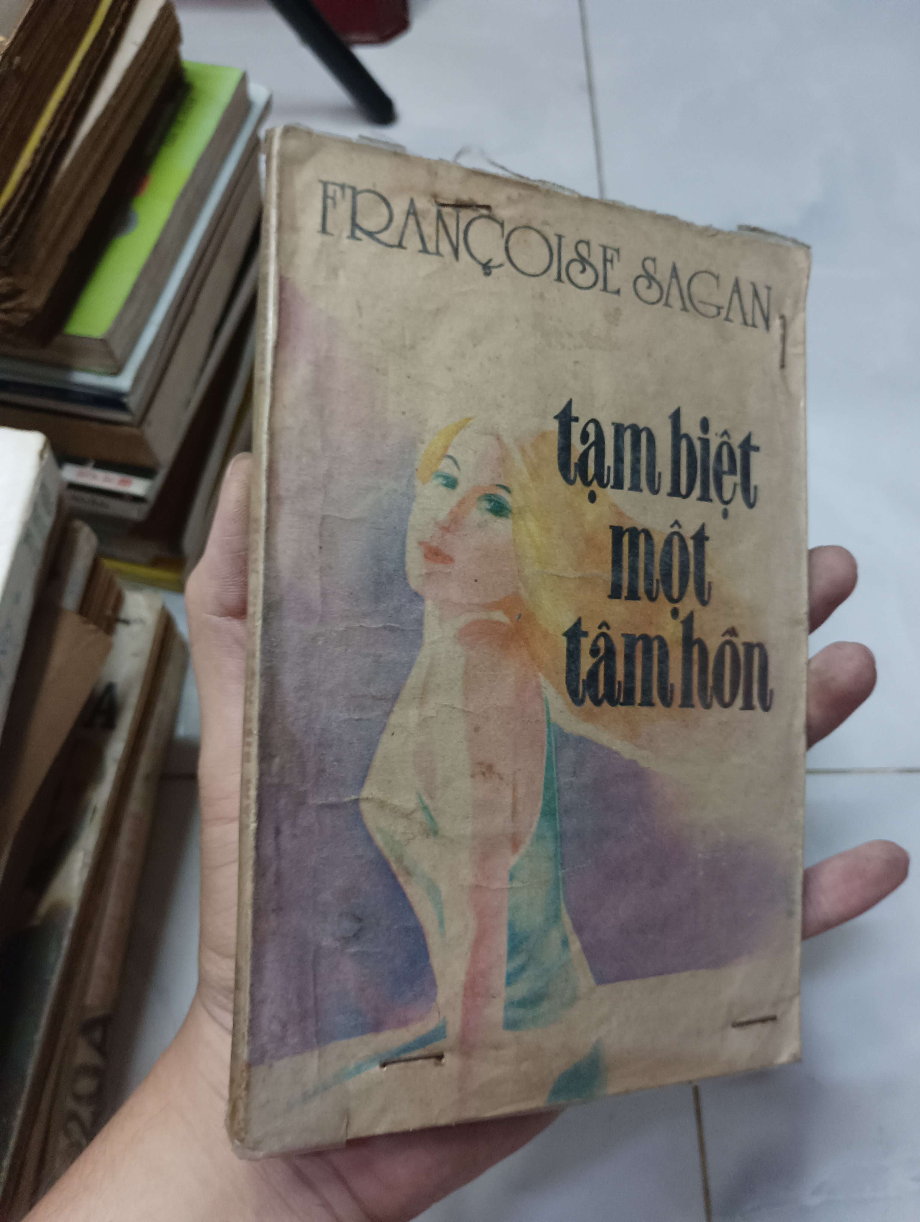Tạm biệt một tâm hồn - Françoise Sagan 1988 70% bìa xấu (Tiểu Thuyết) HLSC