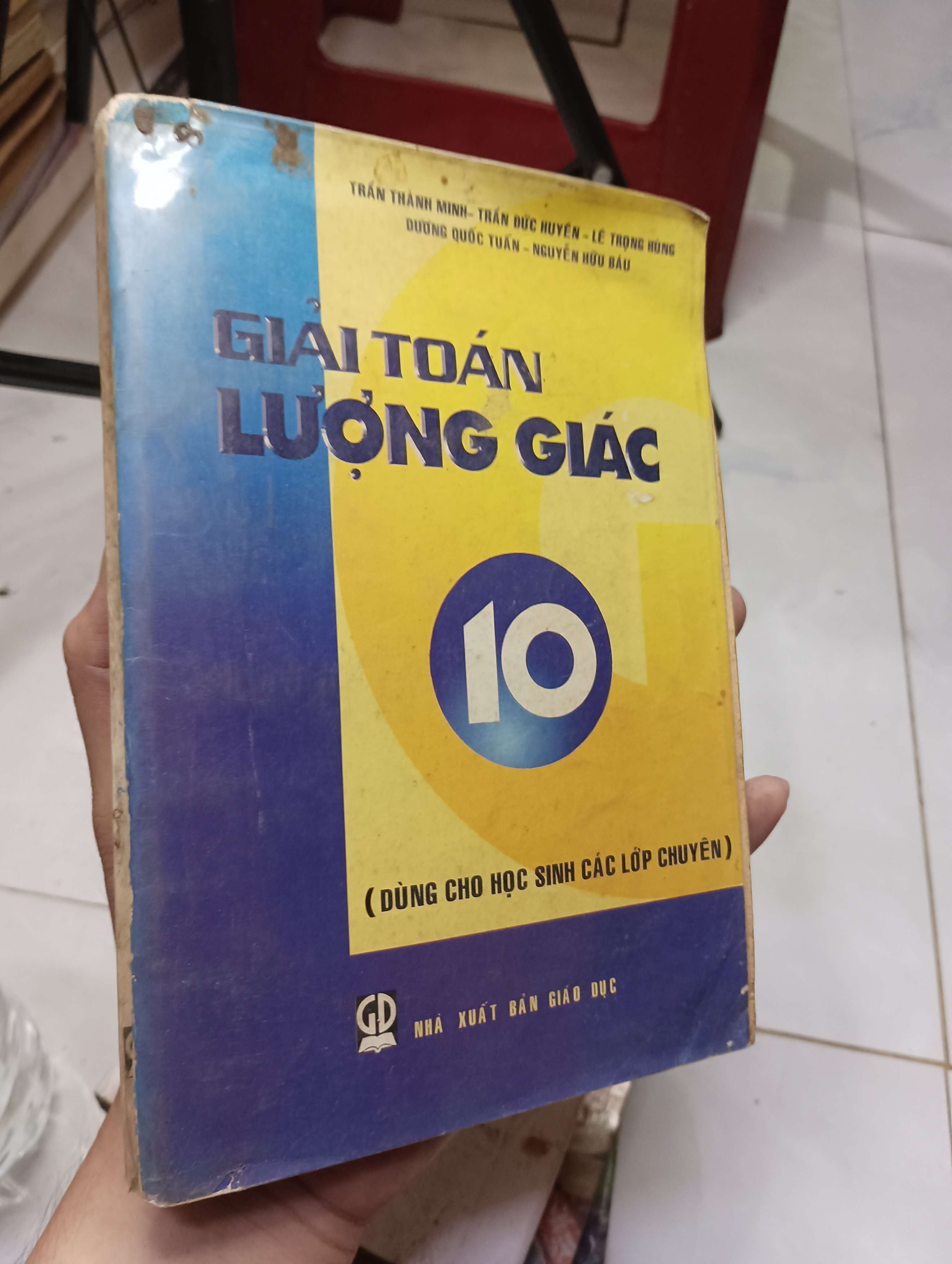 Giải Toán Lượng Giác 10 2000 70% bìa xấu (Giáo khoa) HLSC