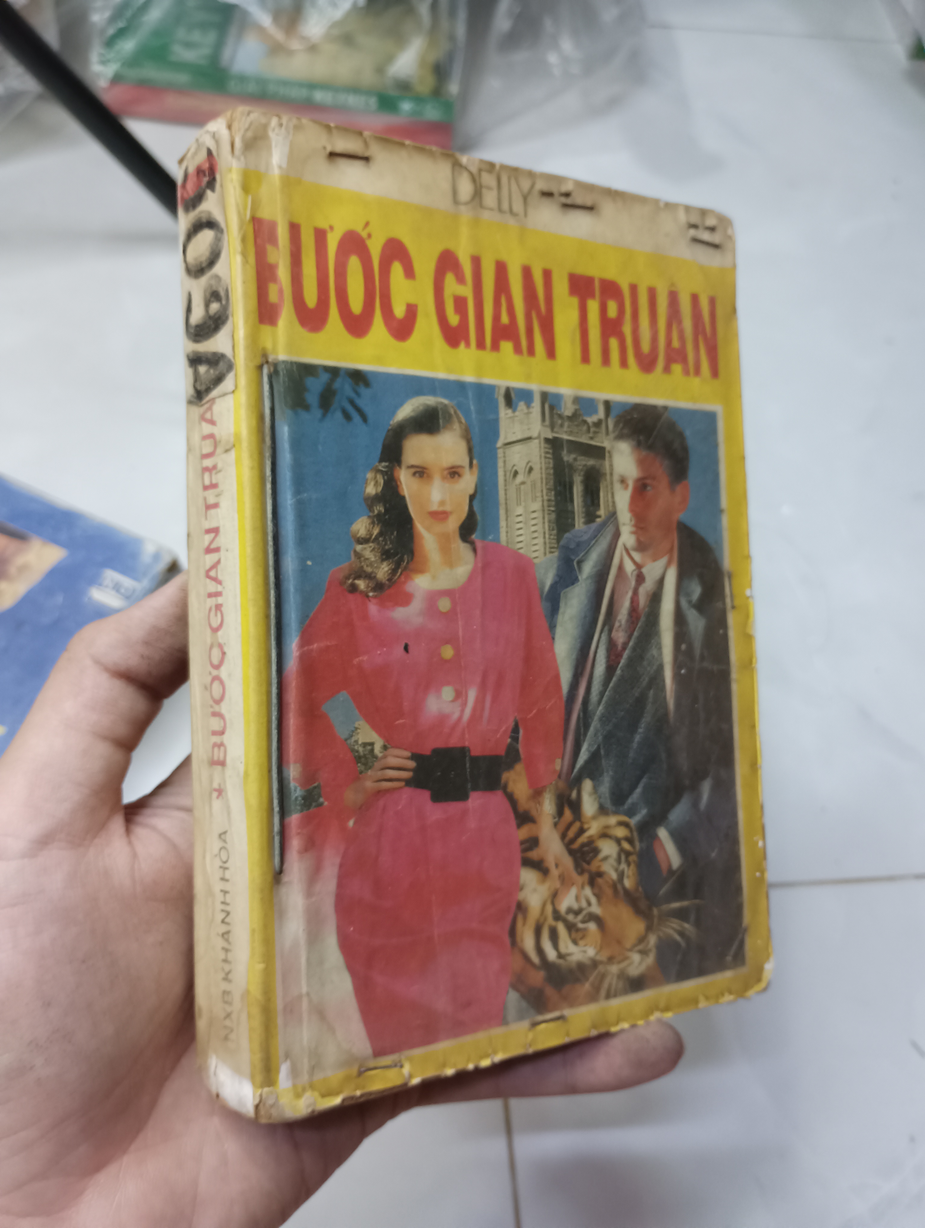 Bước gian truân - Delly 1991 70% bìa xấu (Tiểu Thuyết) HLSC