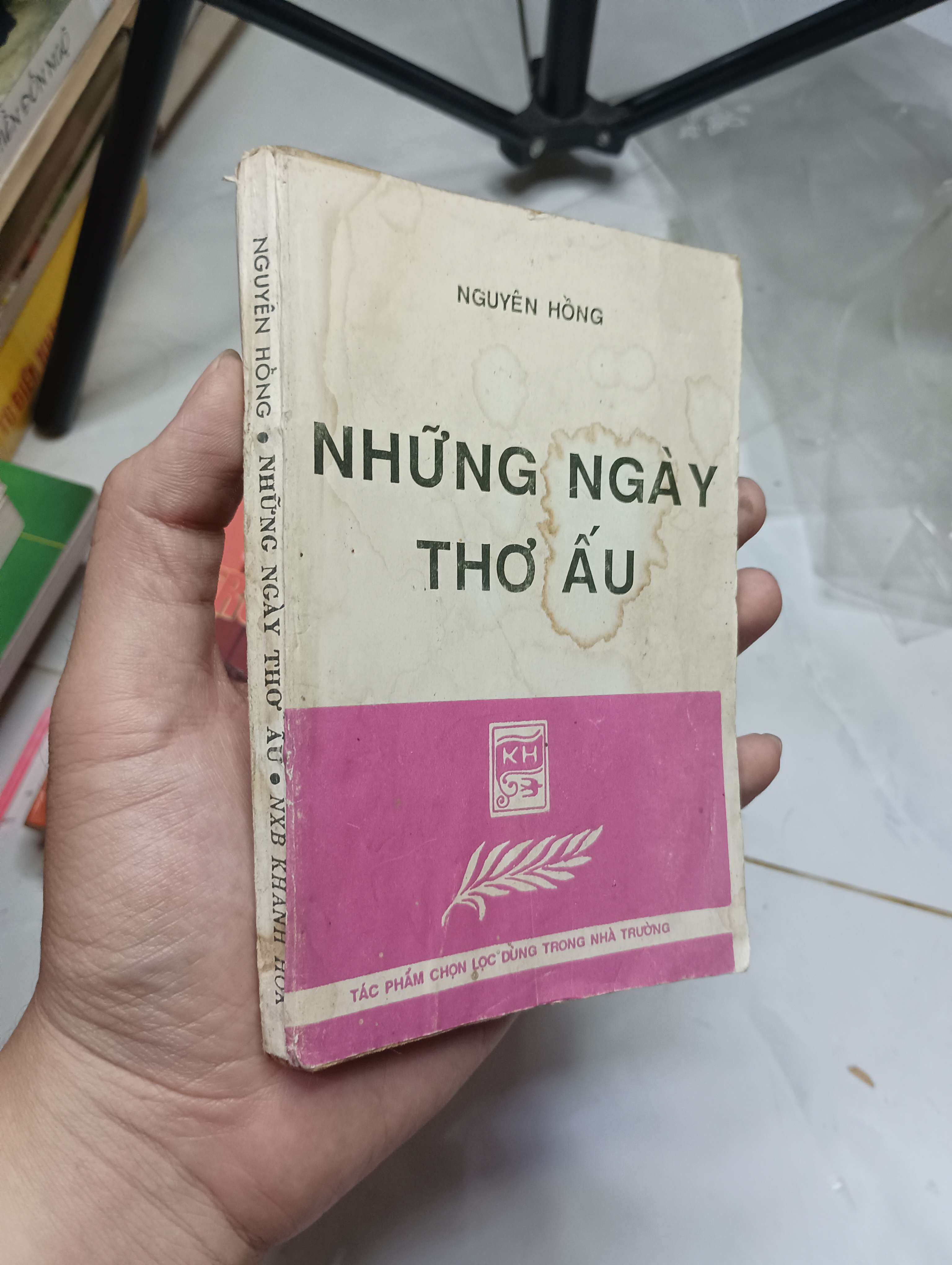 Những Ngày Thơ Ấu - Nguyên Hồng 1992 70% ố có viết (Sách văn học) HLSC