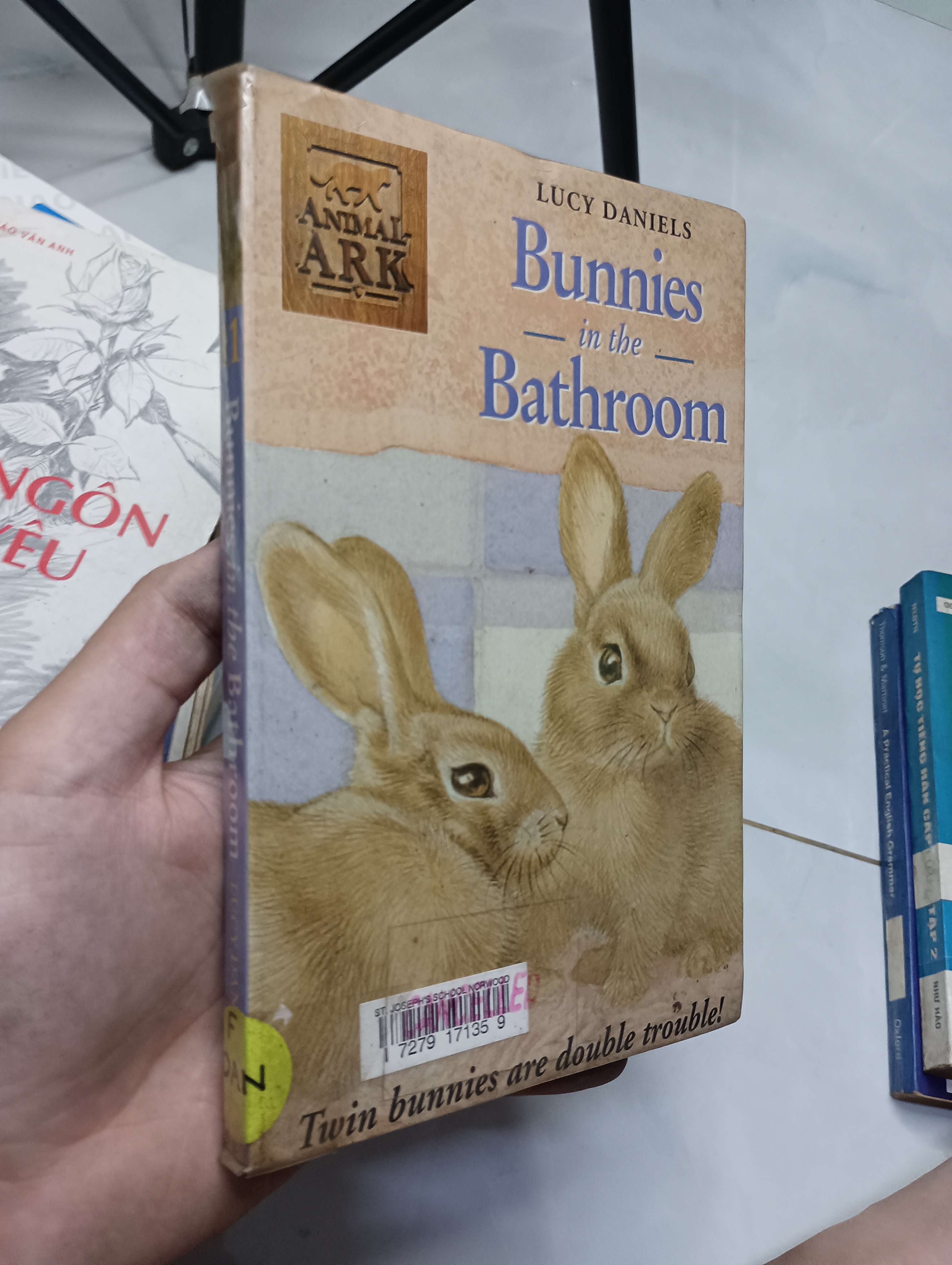 Bunnies in the Bathroom - Lucy Daniels 70% ố (Sách ngoại) HLSC