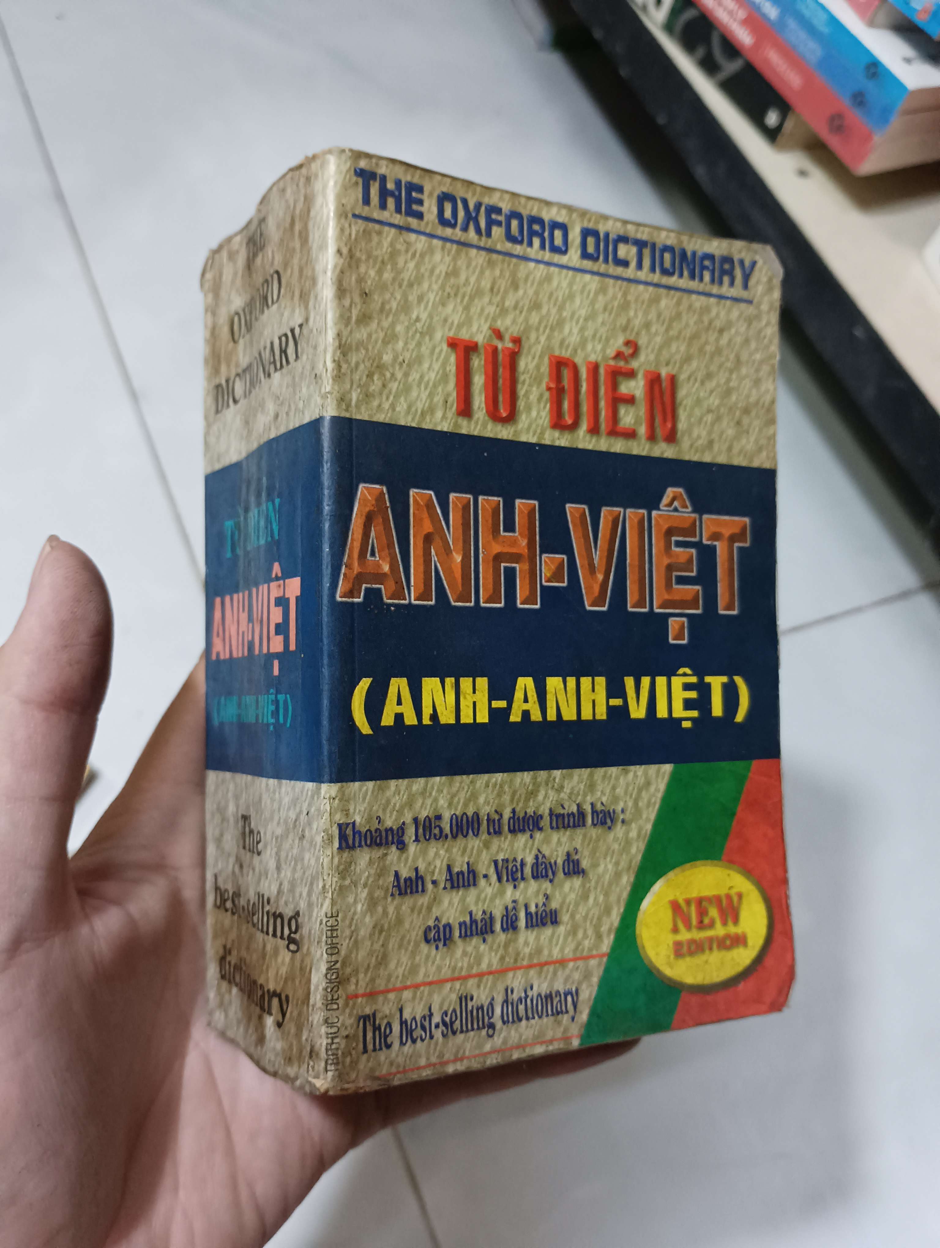 Từ điển Anh-Việt (Anh-Anh-Việt) 70% ố bìa hơi xấu (Từ điển) HLSC